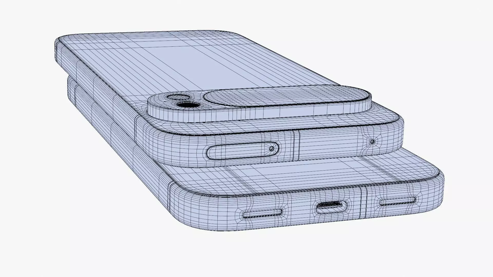 Google Pixel 10 Pro Porcelain Low-poly 3D model_18