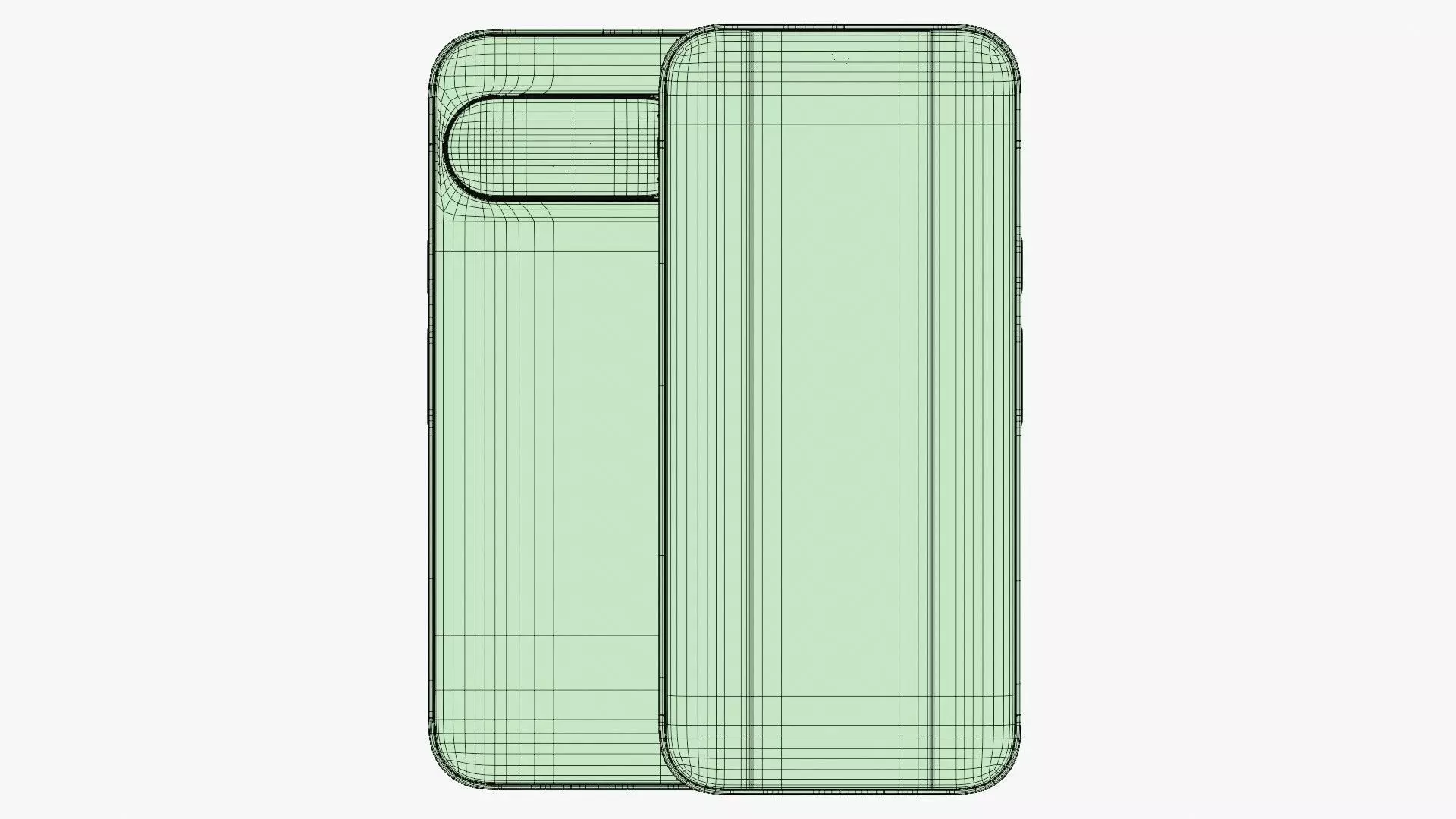 Google Pixel 10 Pro XL Jade Low-poly 3D model_12