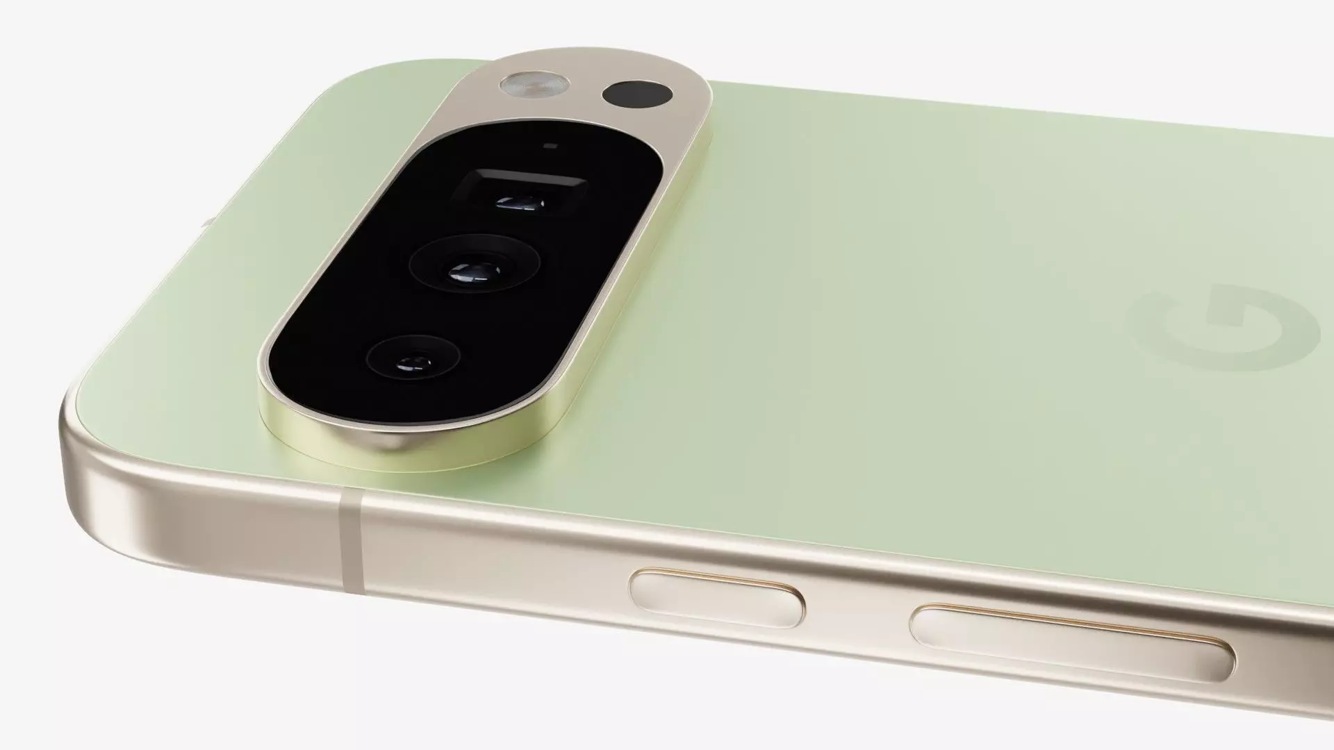 Google Pixel 10 Pro XL Jade Low-poly 3D model_5