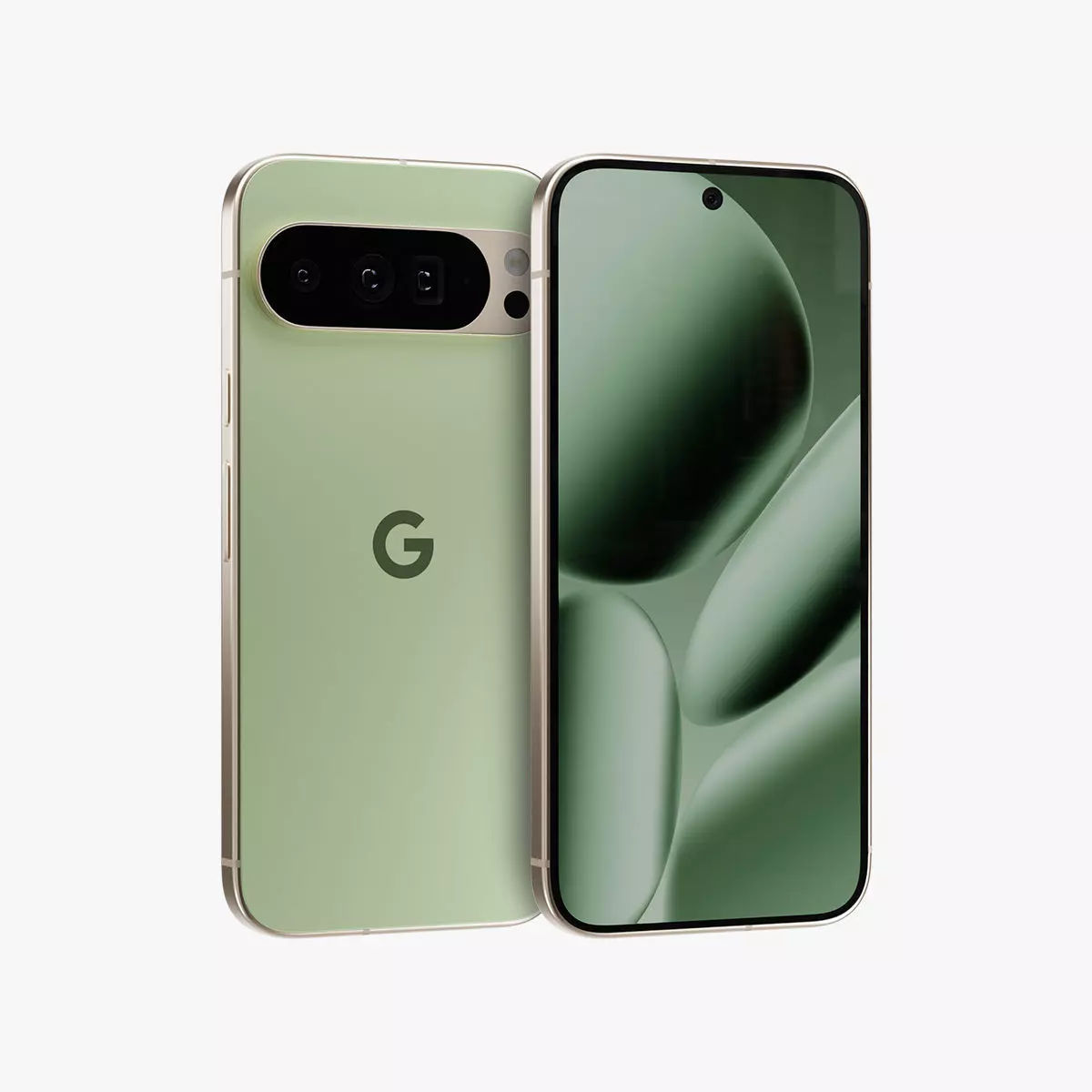 Google Pixel 10 Pro XL Jade Low-poly 3D model_0