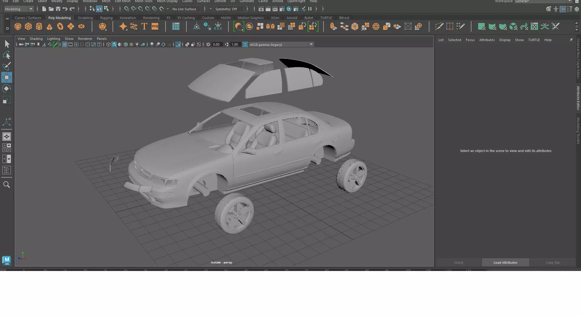 1995 Nissan Maxima RC Body Shell and Scale Model 3D print model_1