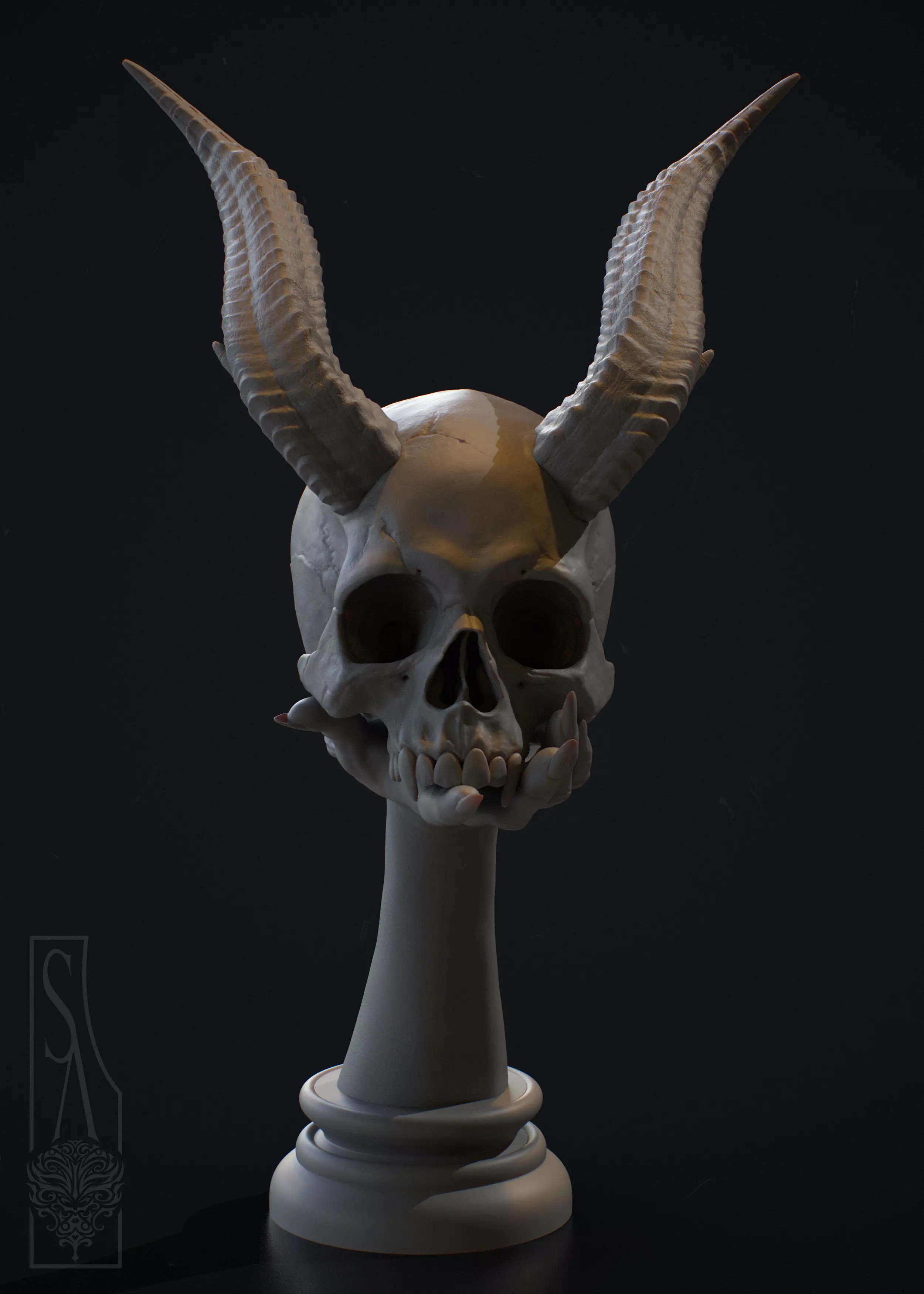 TAME THE DEMON - 3DPrintable Model 3D print model_1