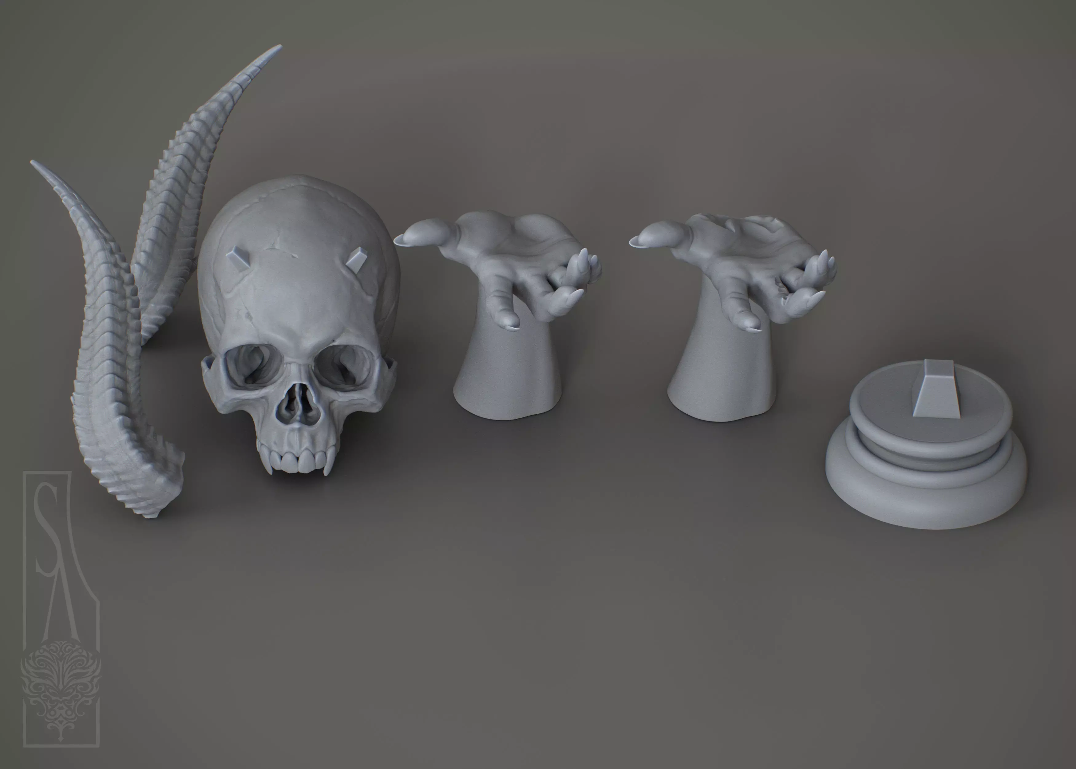 TAME THE DEMON - 3DPrintable Model 3D print model_14