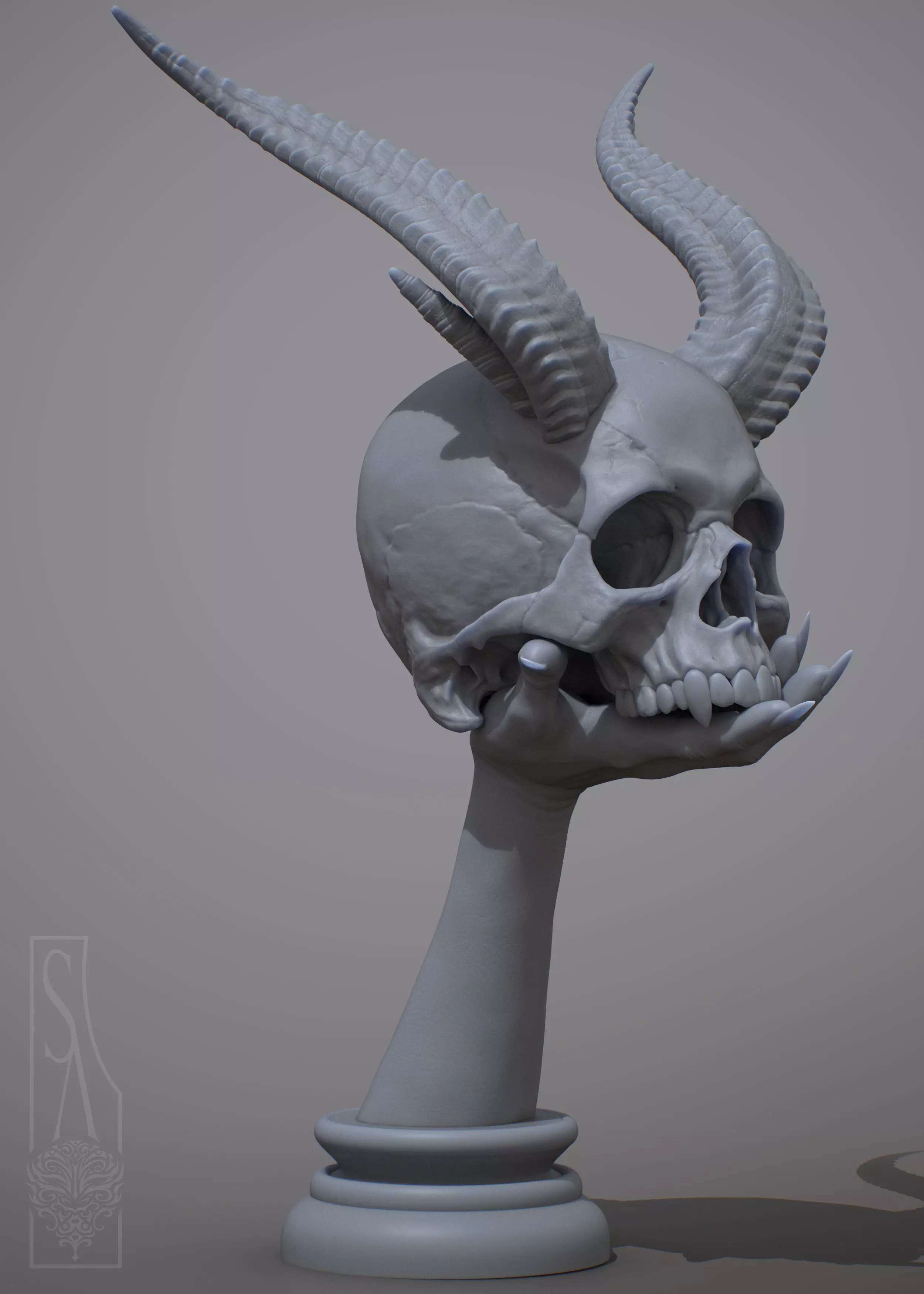 TAME THE DEMON - 3DPrintable Model 3D print model_3
