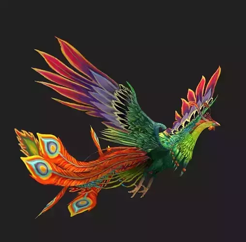 Phoenix  model with rigging and actions