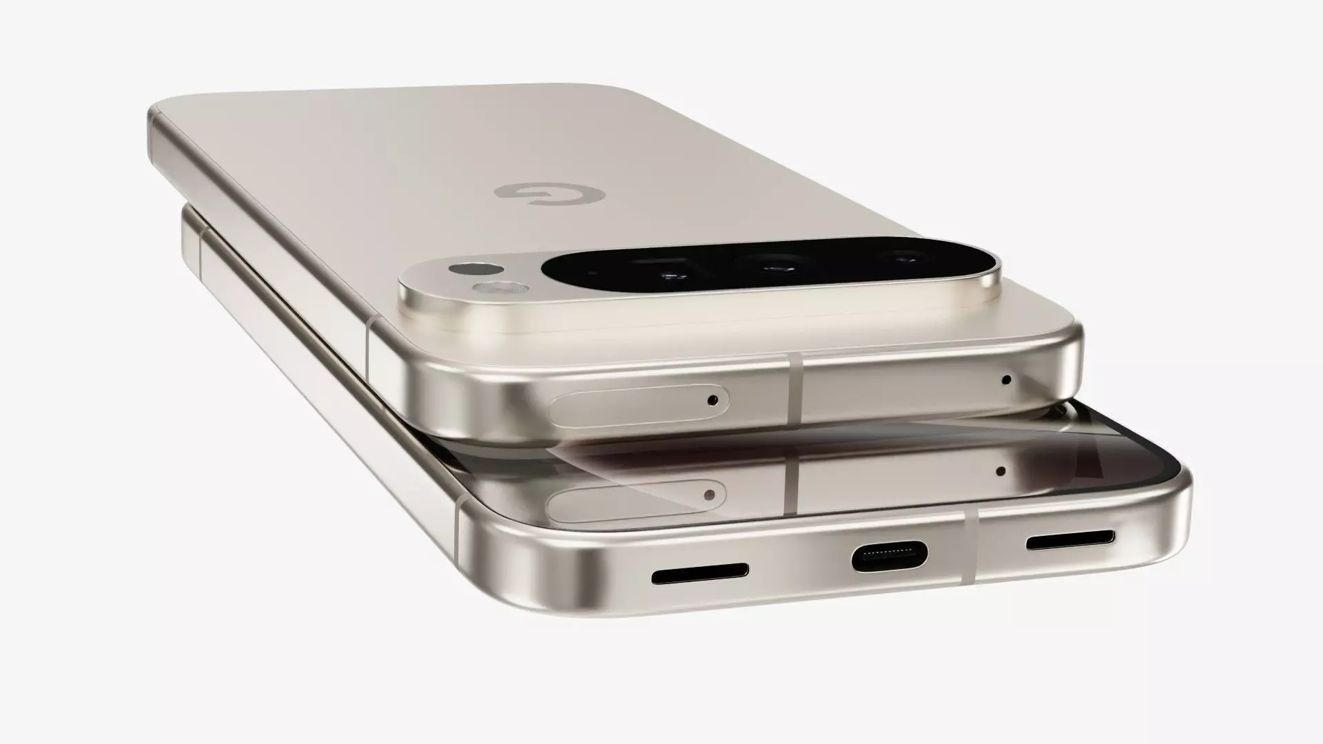 Google Pixel 10 Pro XL Porcelain Low-poly 3D model_8