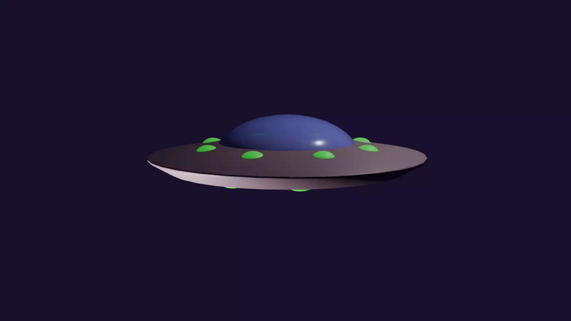 Unidentified flying object 3D model_1