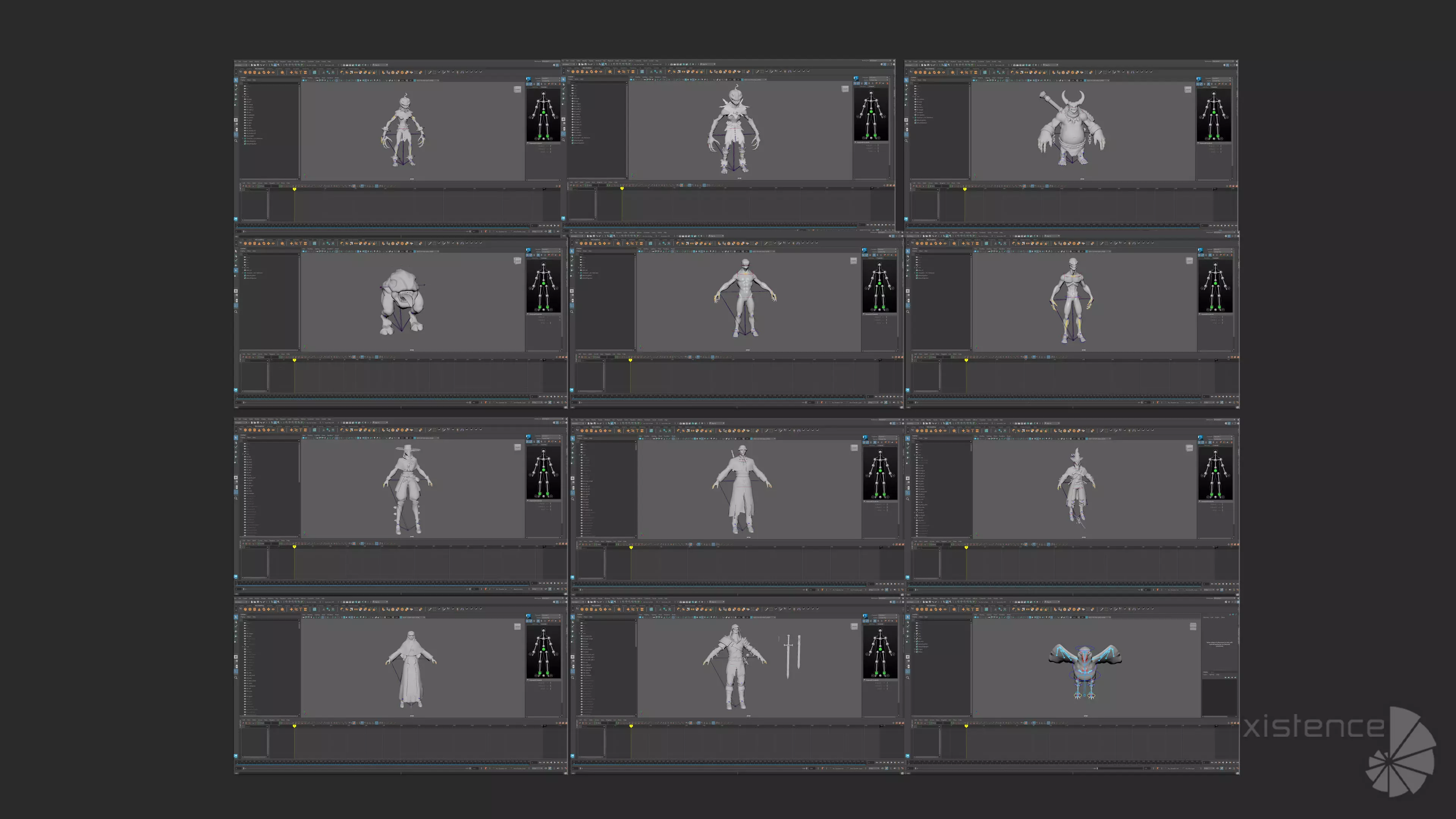 Creatures and Characters - 24x - Stylized Fantasy Mega Bundle Low-poly 3D model_17