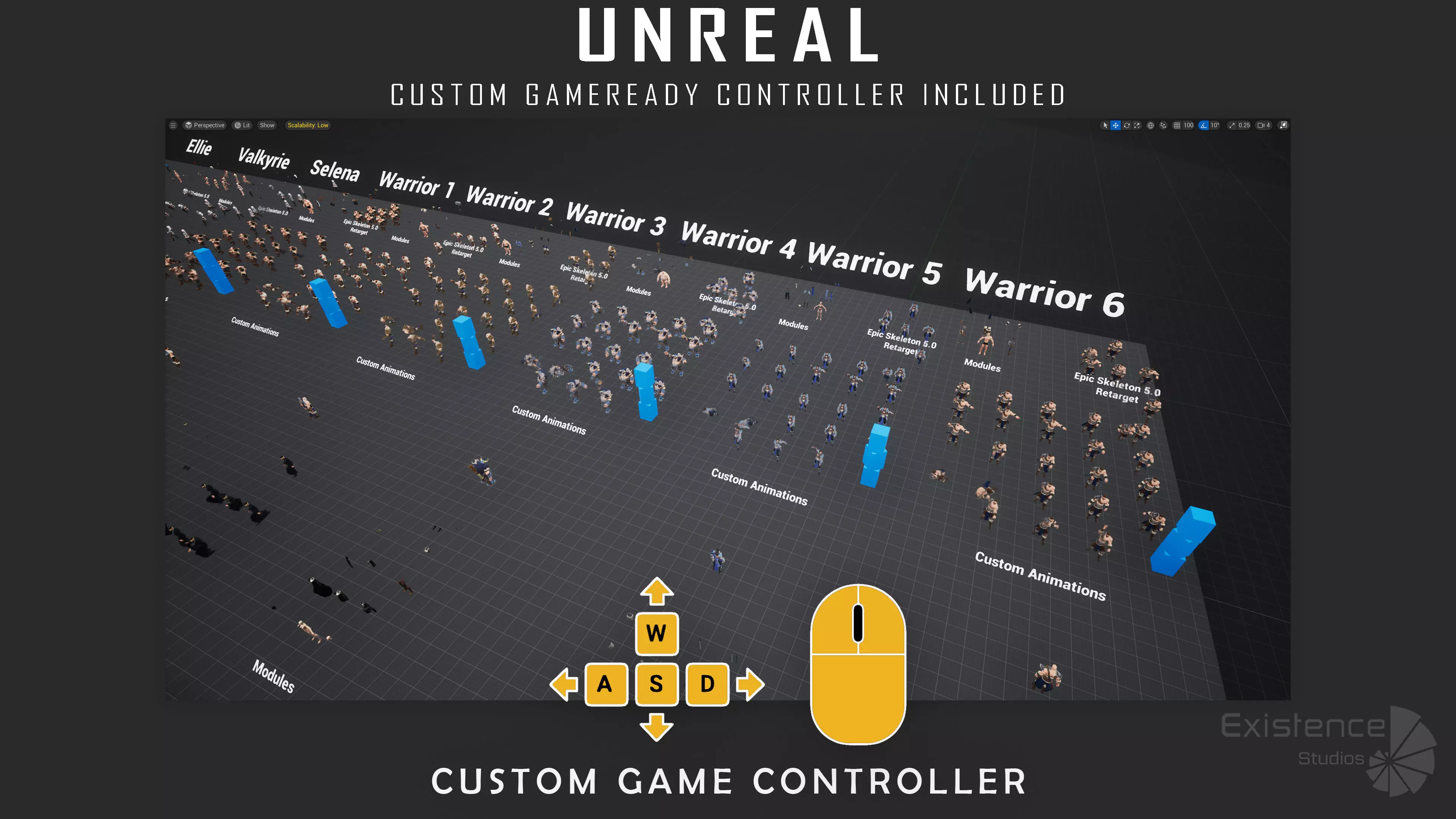 Creatures and Characters - 24x - Stylized Fantasy Mega Bundle Low-poly 3D model_59