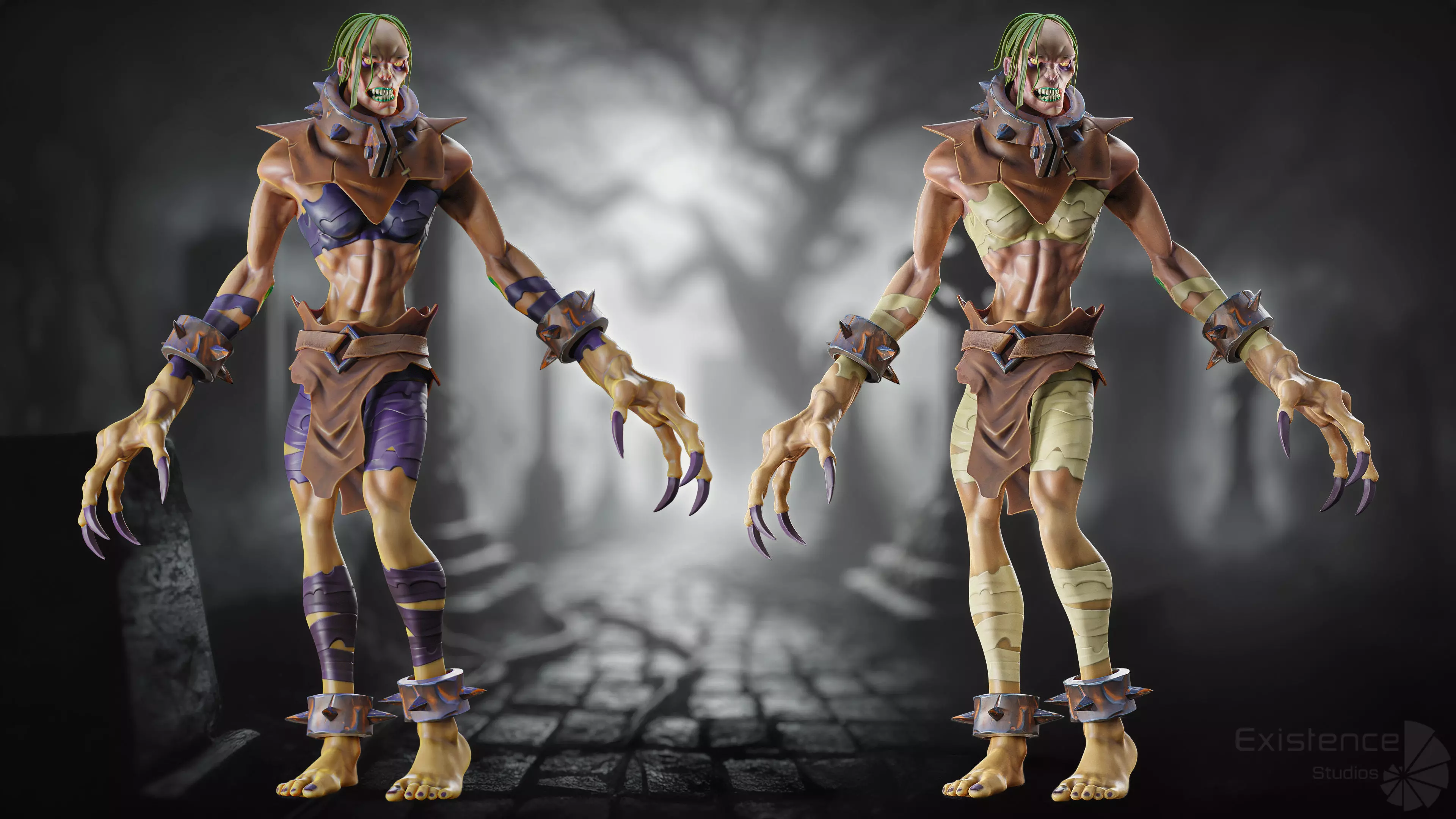 Creatures and Characters - 24x - Stylized Fantasy Mega Bundle Low-poly 3D model_35