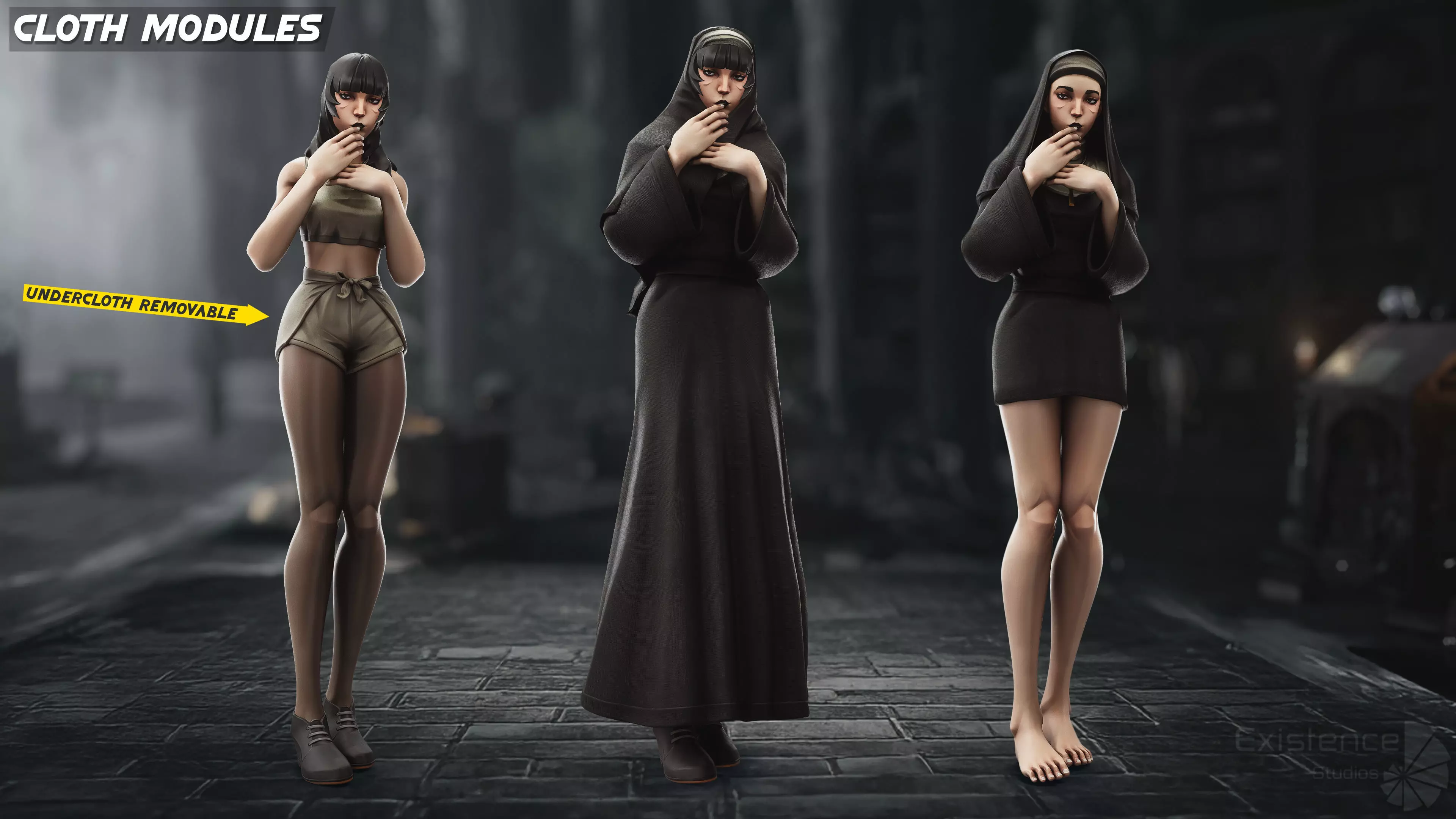 Creatures and Characters - 24x - Stylized Fantasy Mega Bundle Low-poly 3D model_40