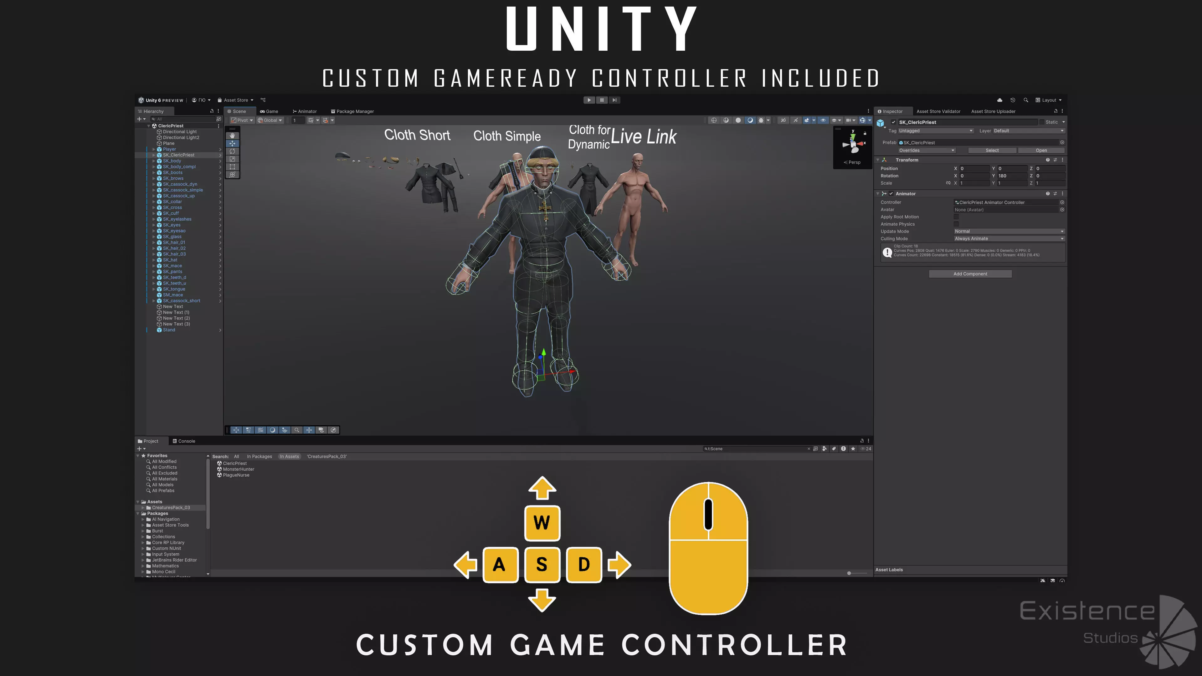 Creatures and Characters - 24x - Stylized Fantasy Mega Bundle Low-poly 3D model_46