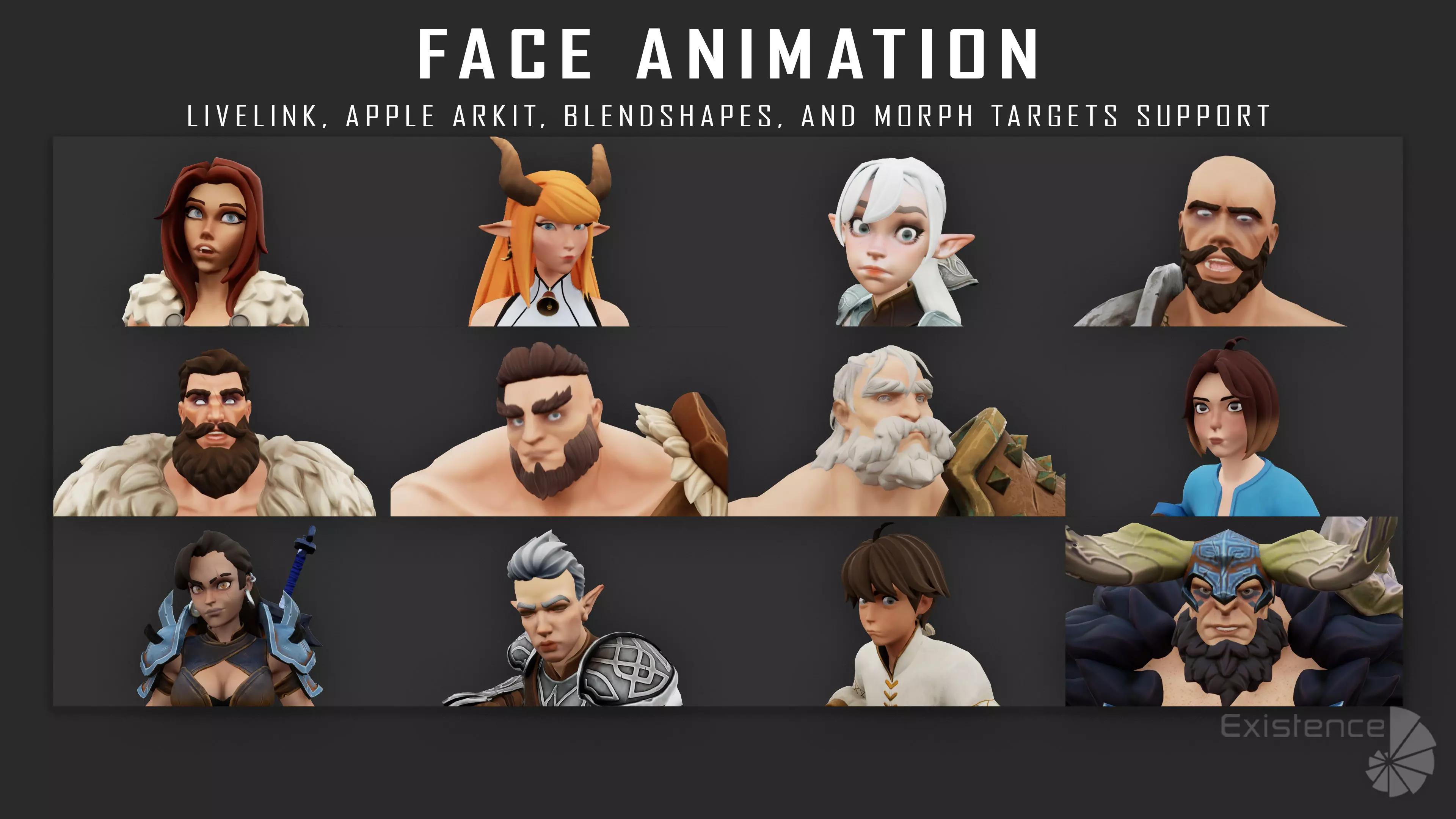 Creatures and Characters - 24x - Stylized Fantasy Mega Bundle Low-poly 3D model_24