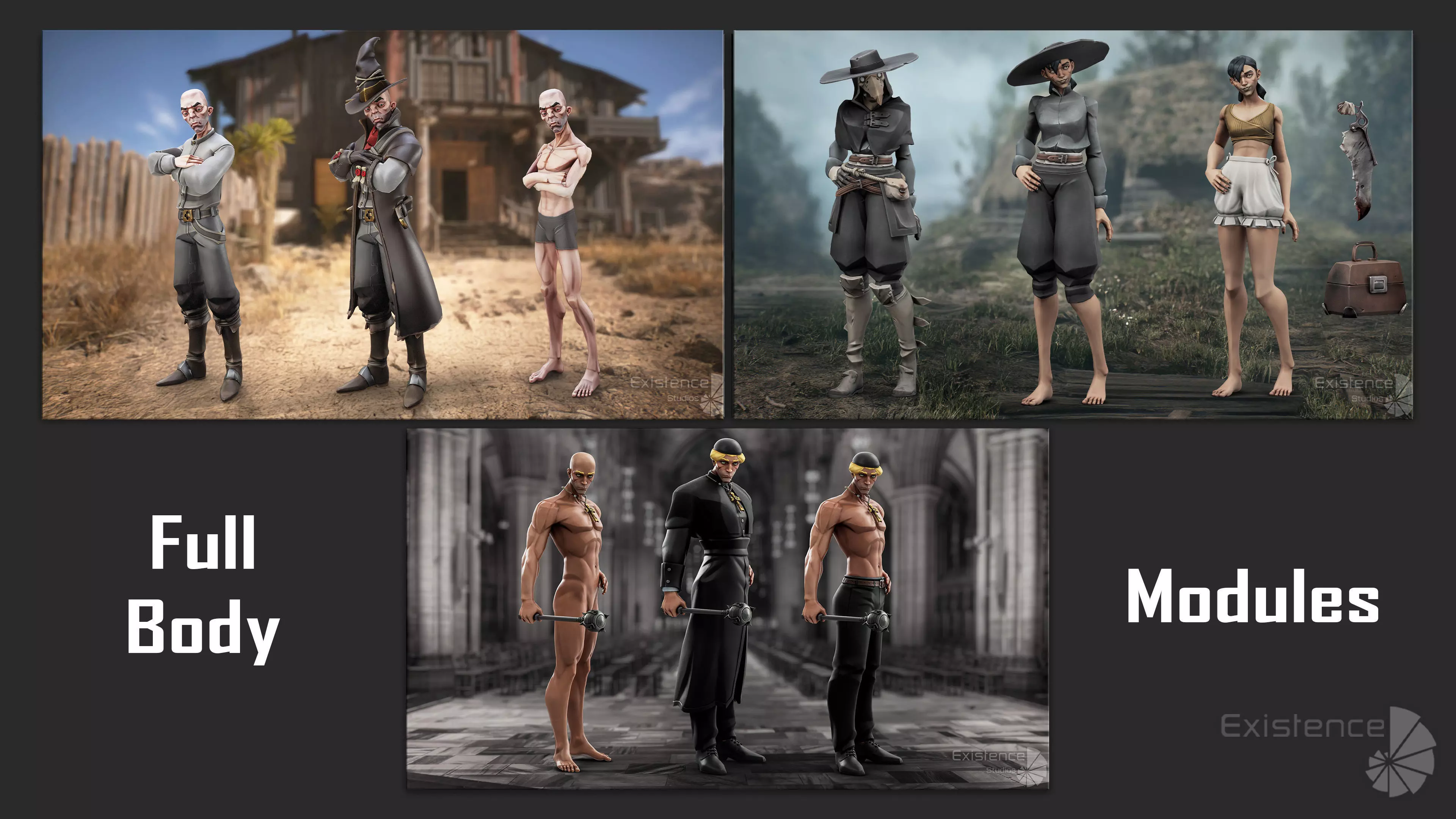 Creatures and Characters - 24x - Stylized Fantasy Mega Bundle Low-poly 3D model_39