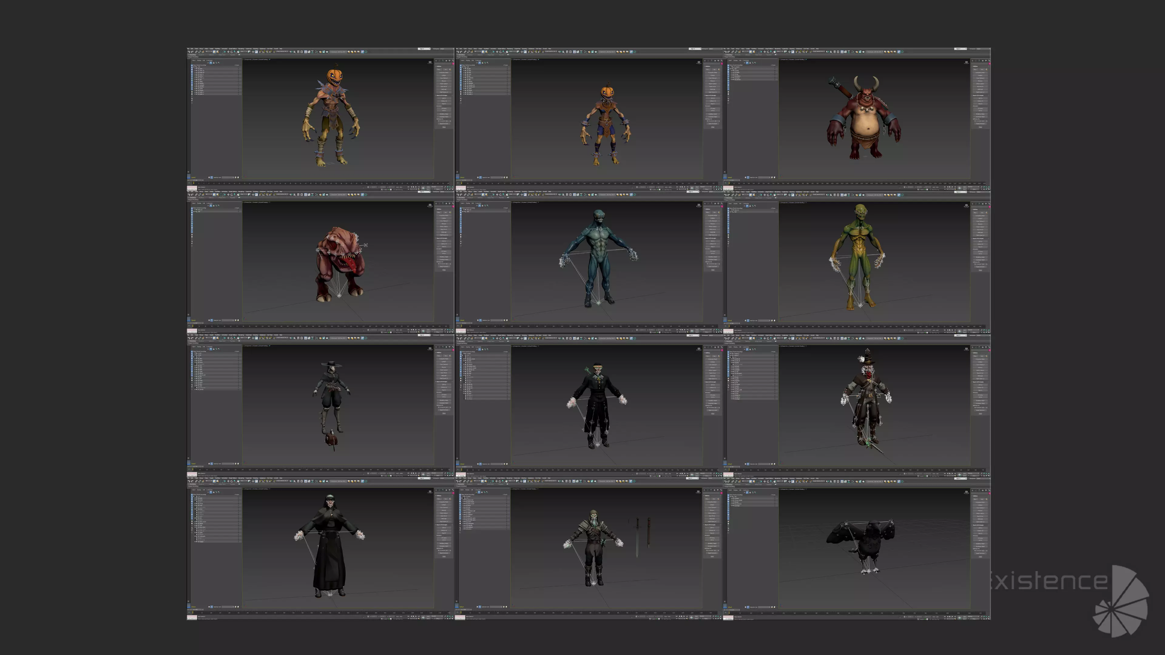 Creatures and Characters - 24x - Stylized Fantasy Mega Bundle Low-poly 3D model_19