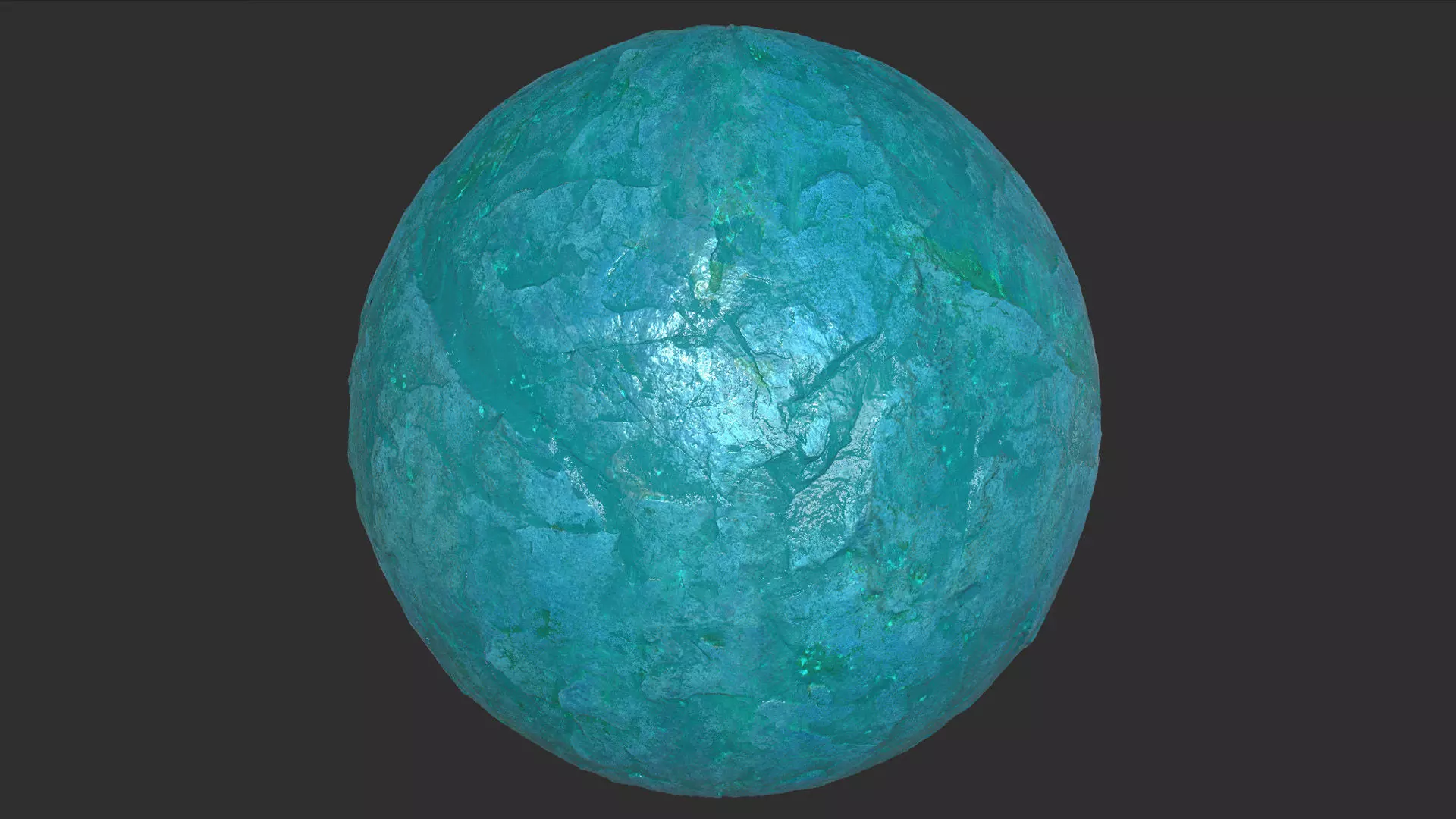 Blue Green Gemstone Pbr 4k Textures  Texture_1