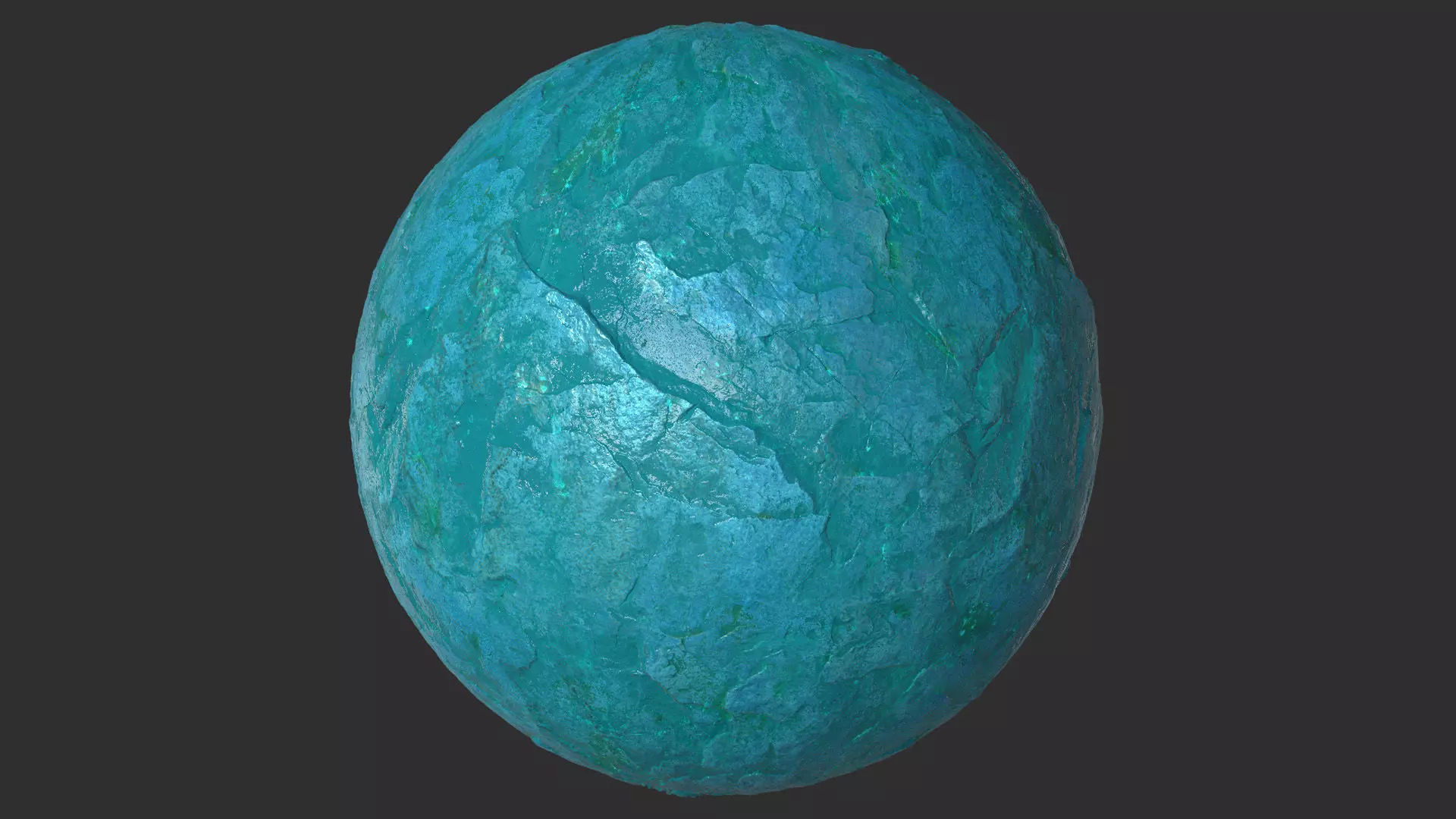 Blue Green Gemstone Pbr 4k Textures  Texture_2