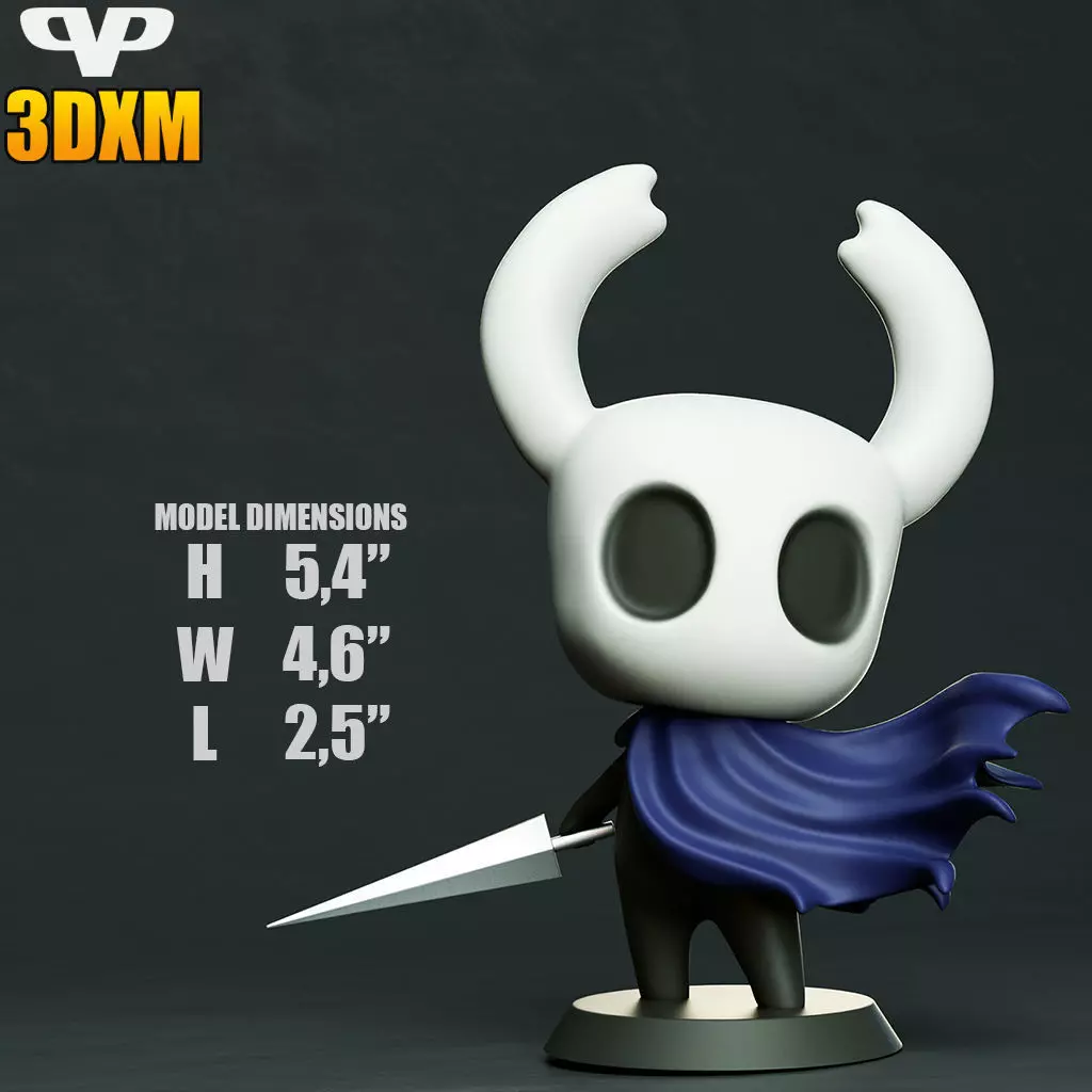 Hollow Knight Chibi STL for 3D Printing 3DXM ChibiSTL 3D print model_5