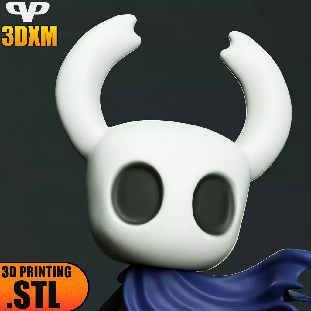 Hollow Knight Chibi STL for 3D Printing 3DXM ChibiSTL 3D print model_1