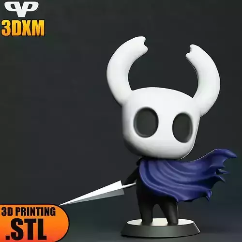 Hollow Knight Chibi STL for 3D Printing 3DXM ChibiSTL