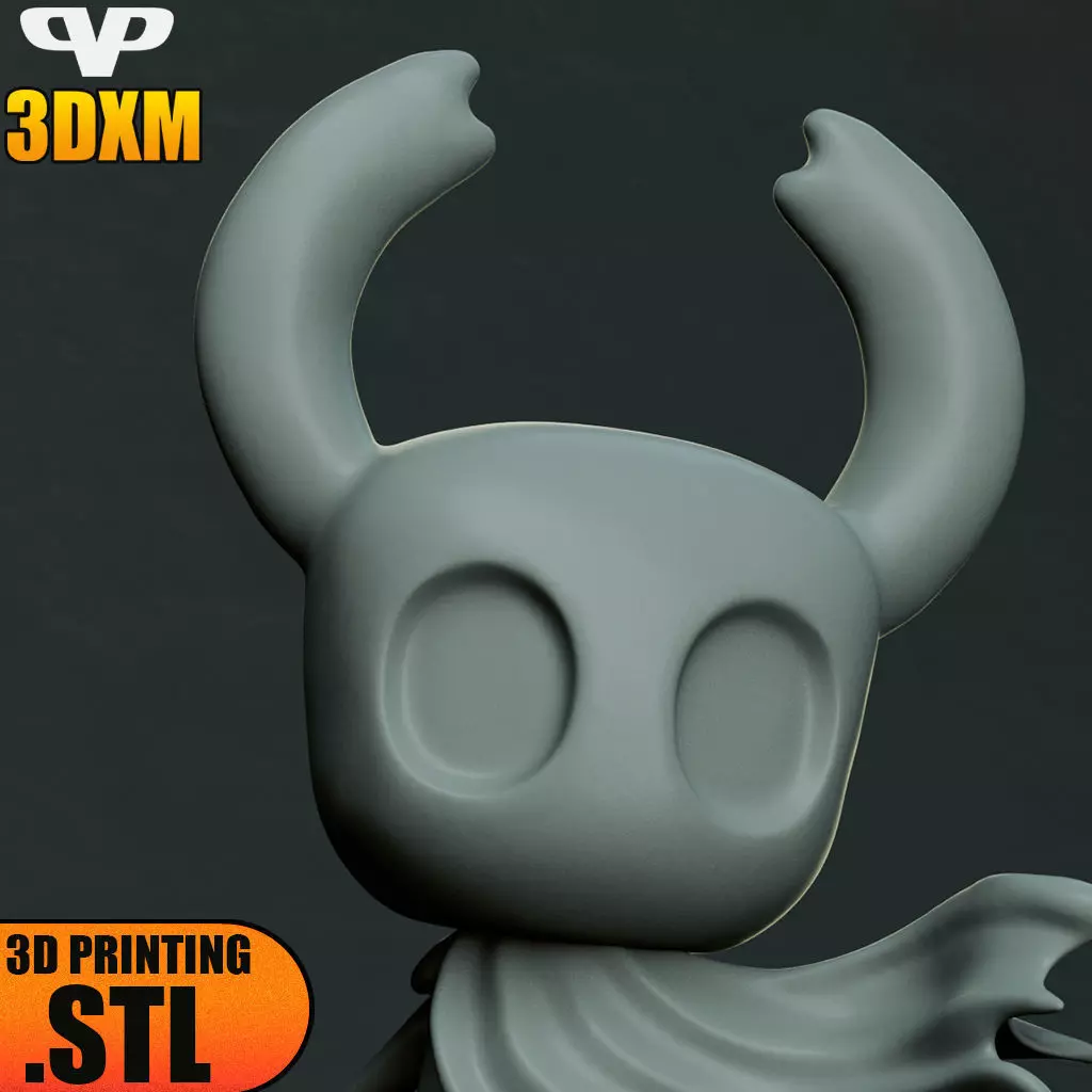Hollow Knight Chibi STL for 3D Printing 3DXM ChibiSTL 3D print model_4