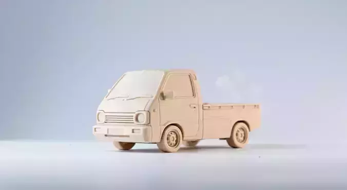 Suzuki D12 KeyTruck 3d Car Model 3D print model