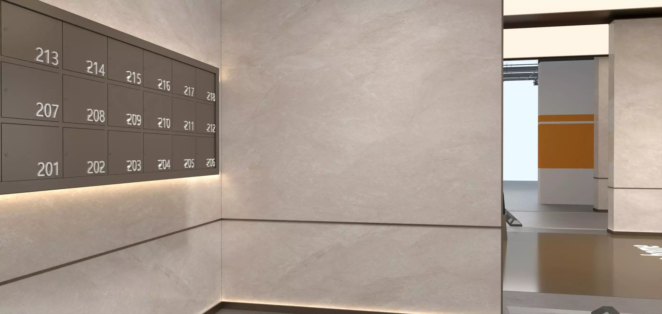 Modern Luxury Car Park - Garage 3D model_9