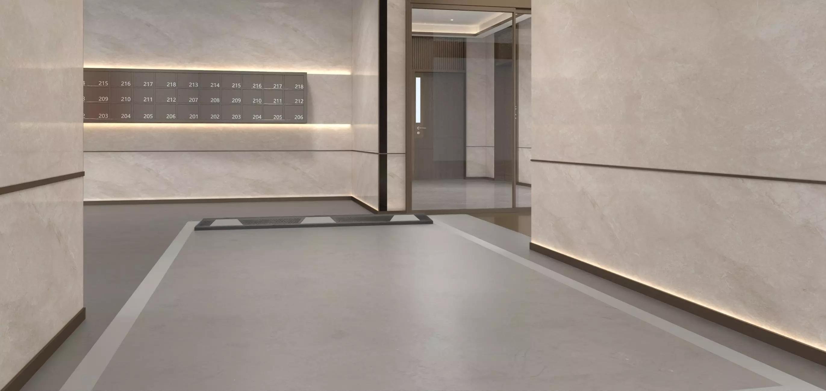 Modern Luxury Car Park - Garage 3D model_7