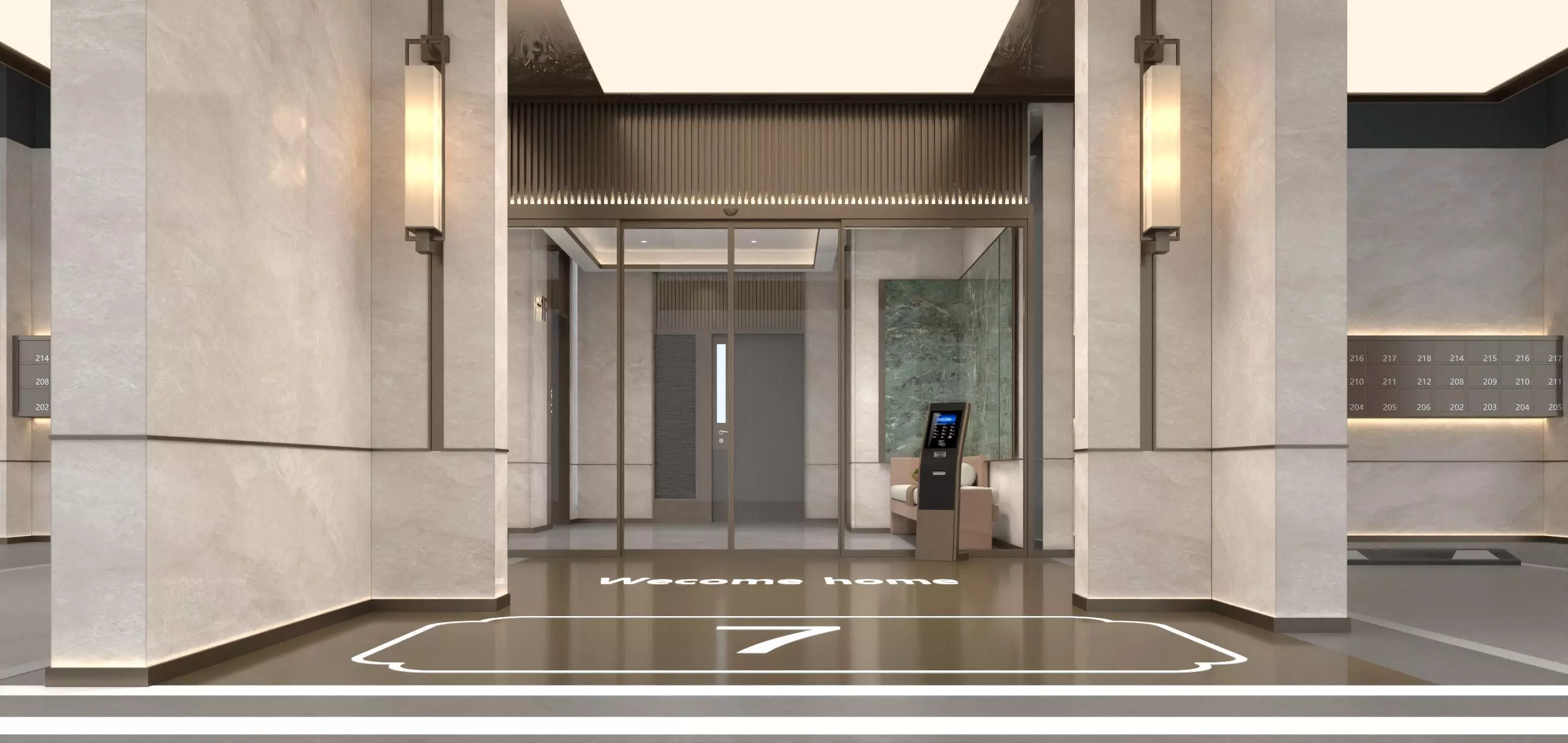 Modern Luxury Car Park - Garage 3D model_5