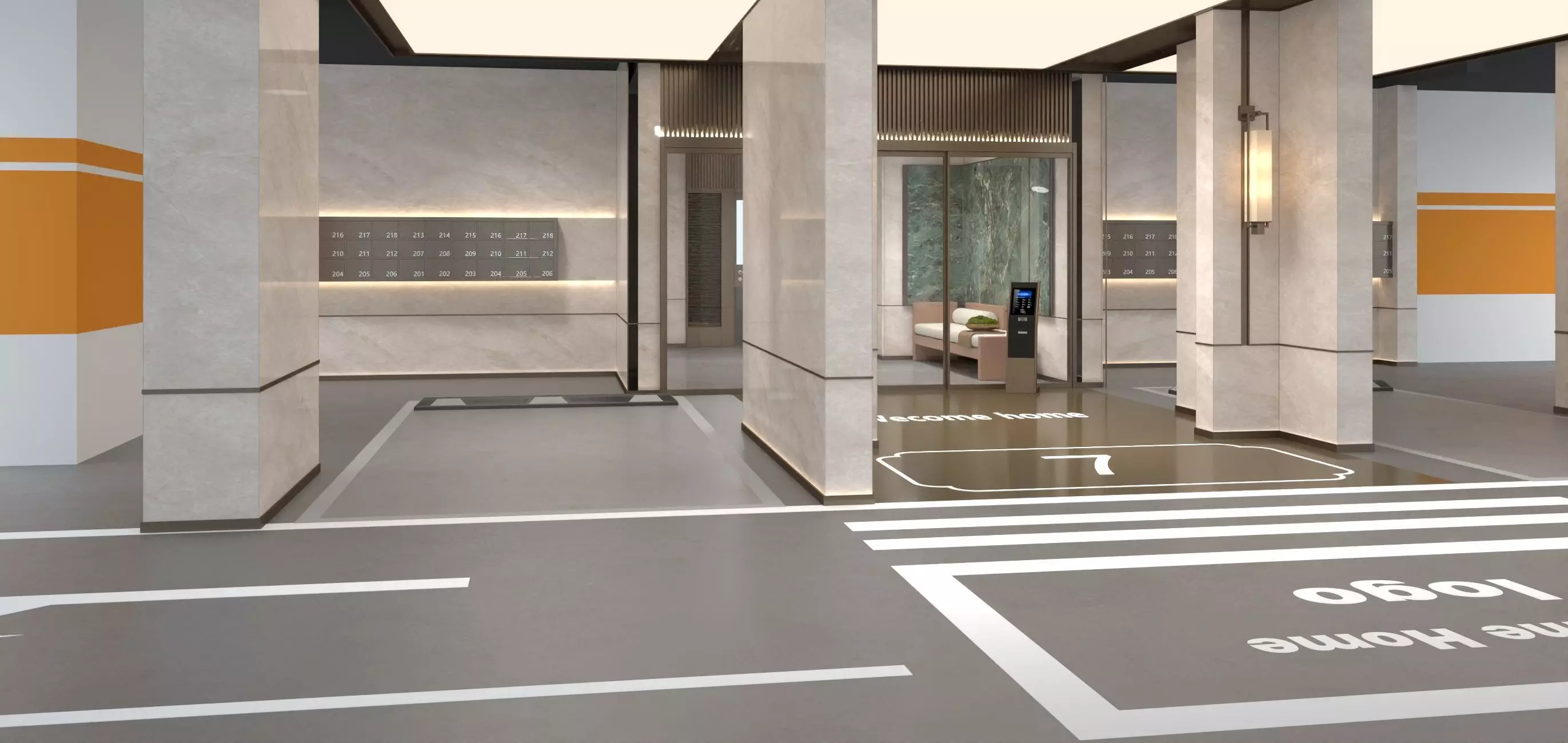 Modern Luxury Car Park - Garage 3D model_10