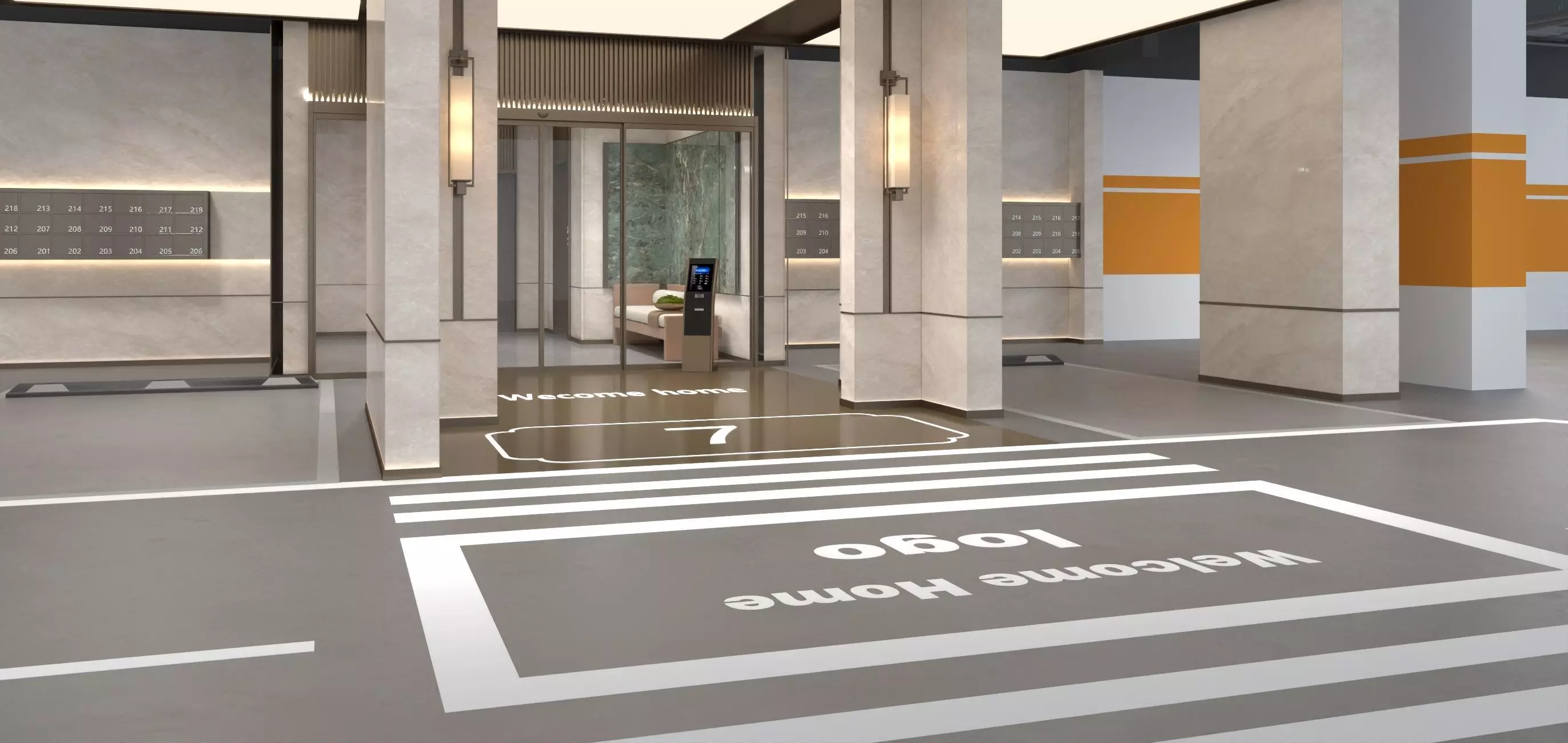 Modern Luxury Car Park - Garage 3D model_8