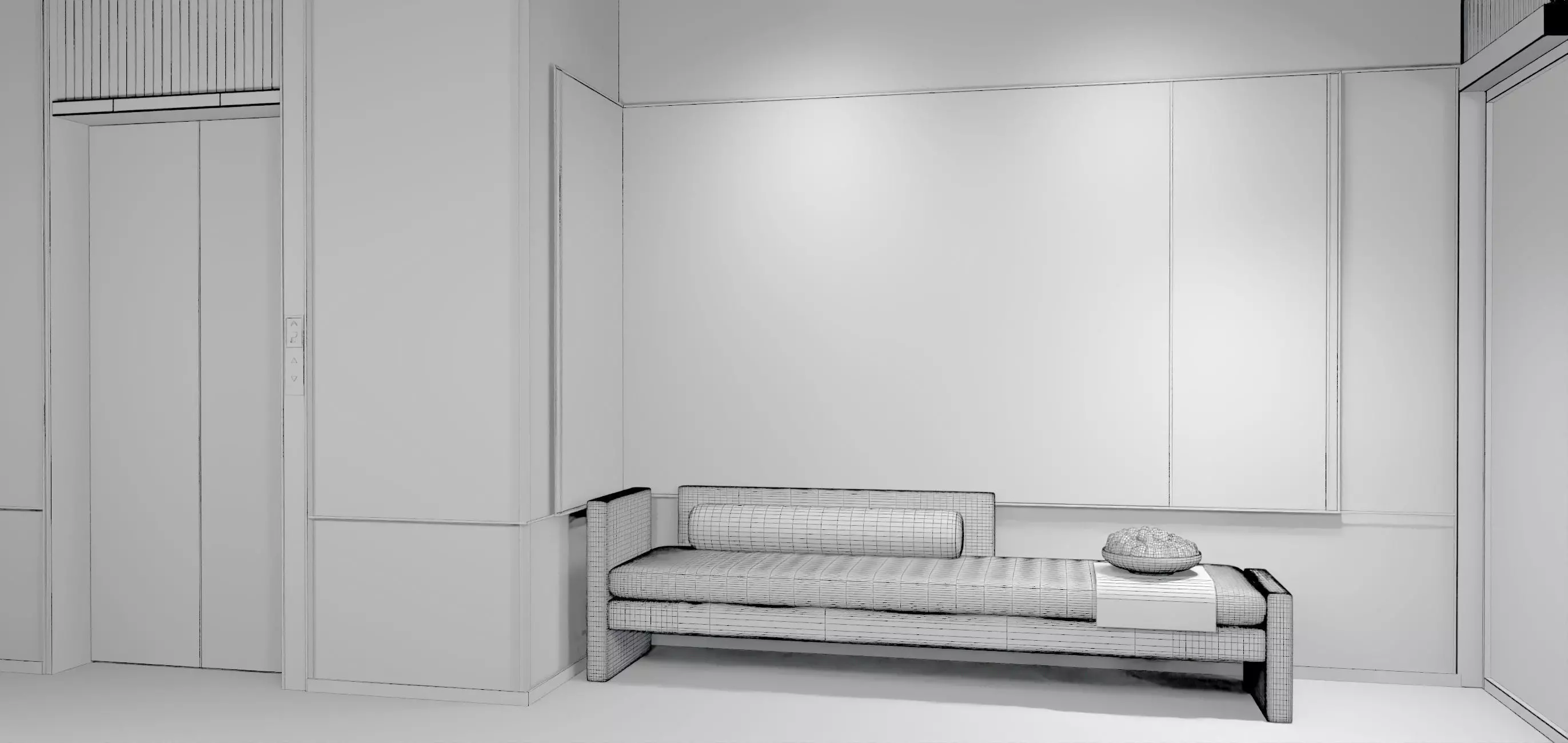 Modern Luxury Car Park - Garage 3D model_18