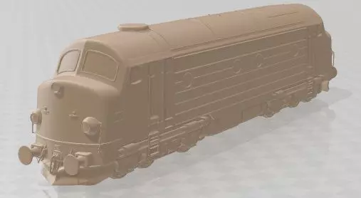 Locomotive - DSB Class MY Printable 3D print model_1
