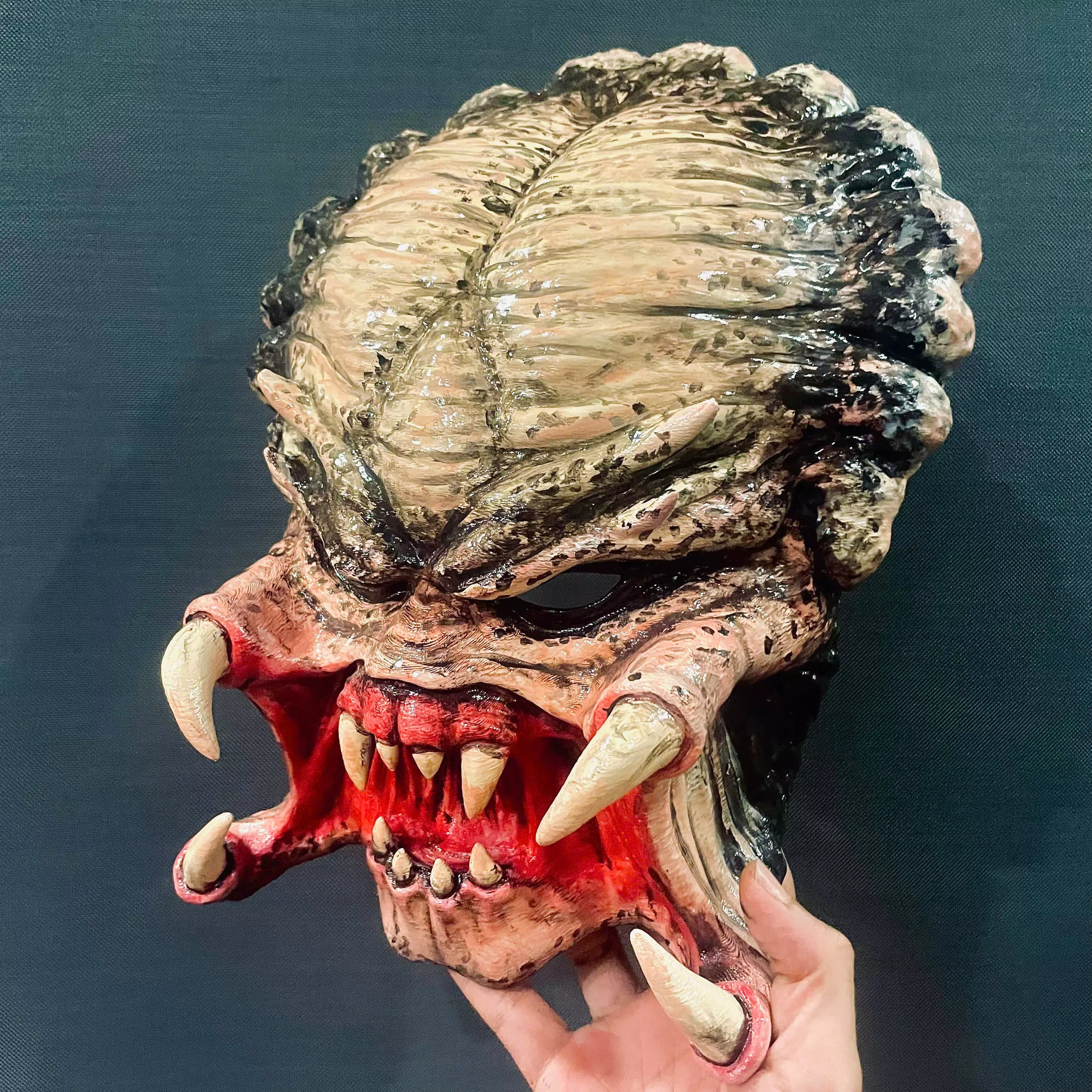 The Predator Mask Decor Wearable - Halloween cosplay 3D print model_7