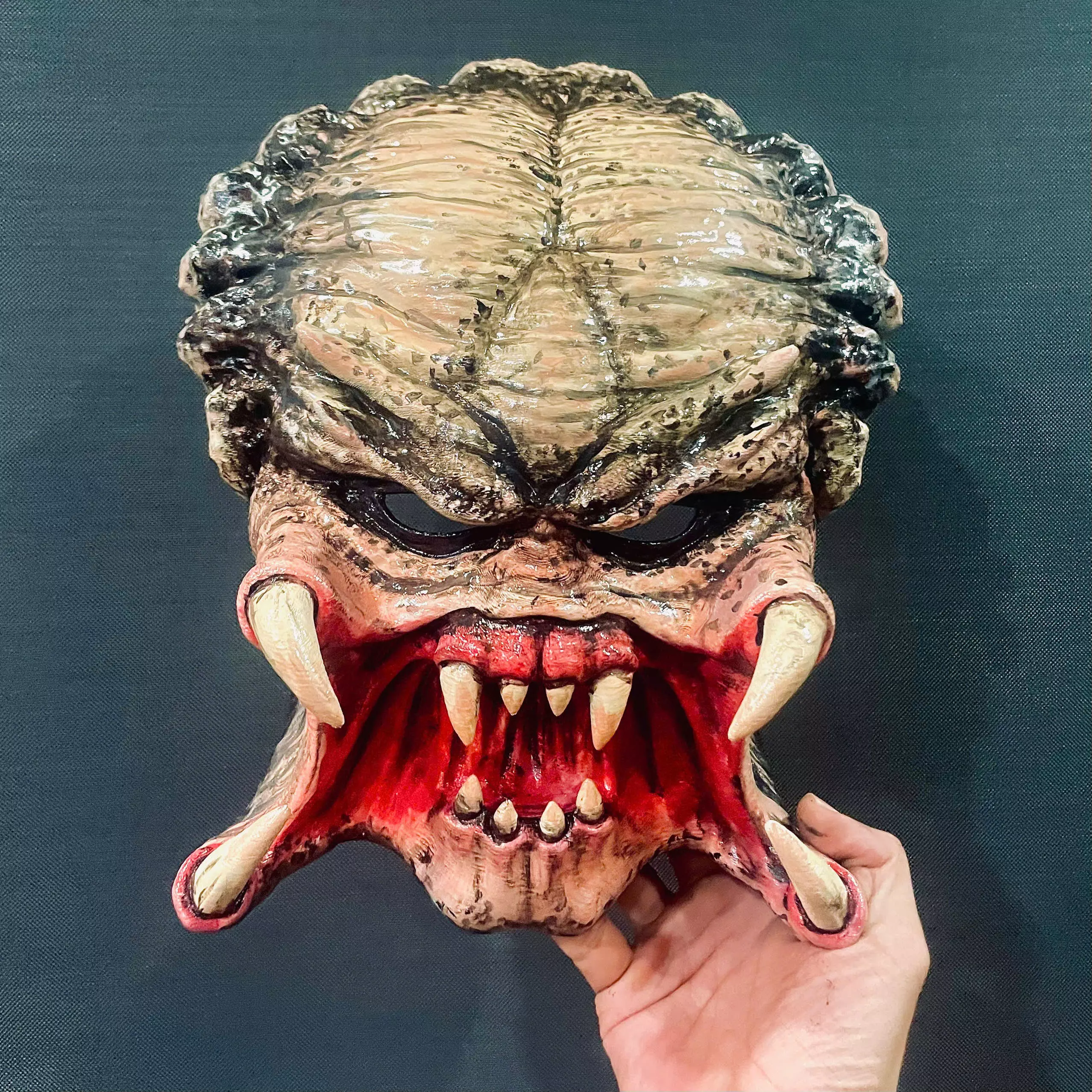 The Predator Mask Decor Wearable - Halloween cosplay 3D print model_5