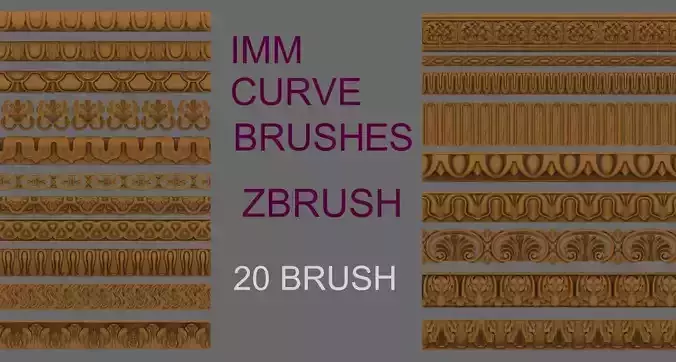 IMM ORNAMENT CURVE BRUSHES