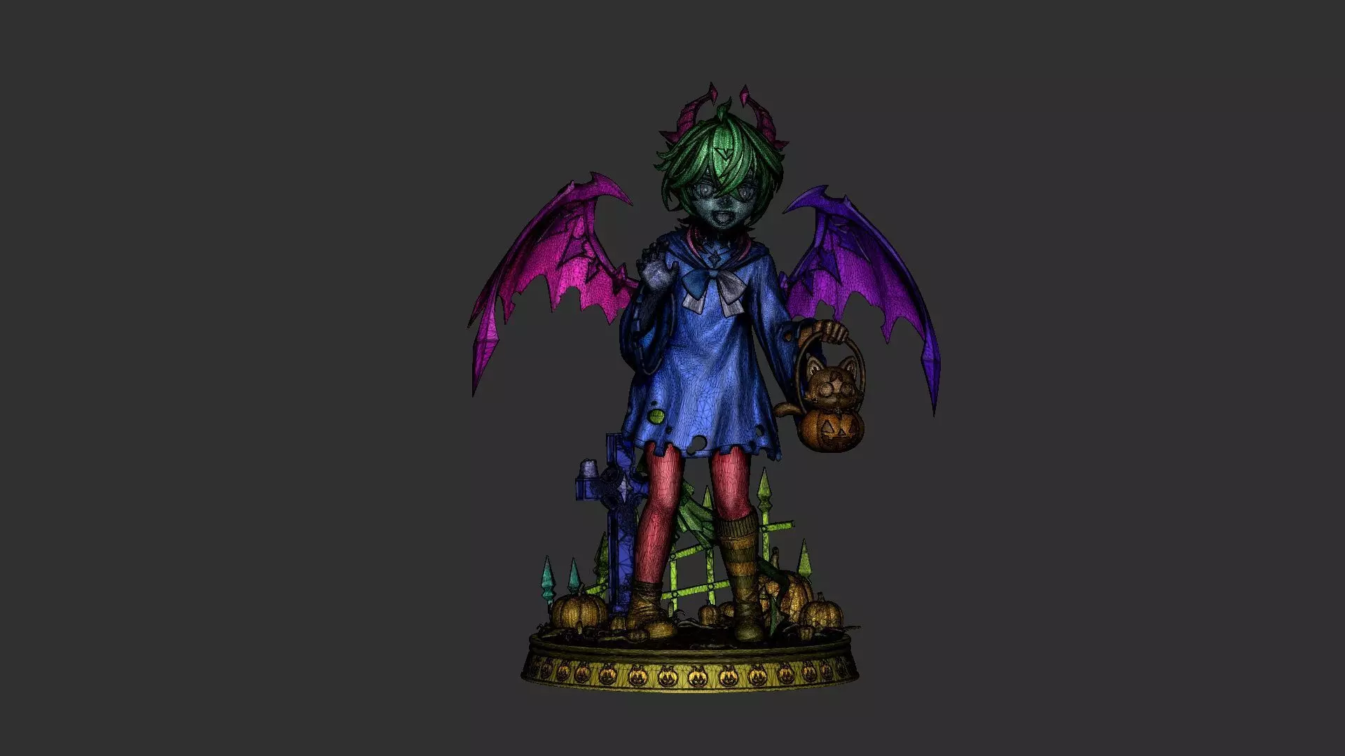 Genshin Impact Halloween 3D print model_14