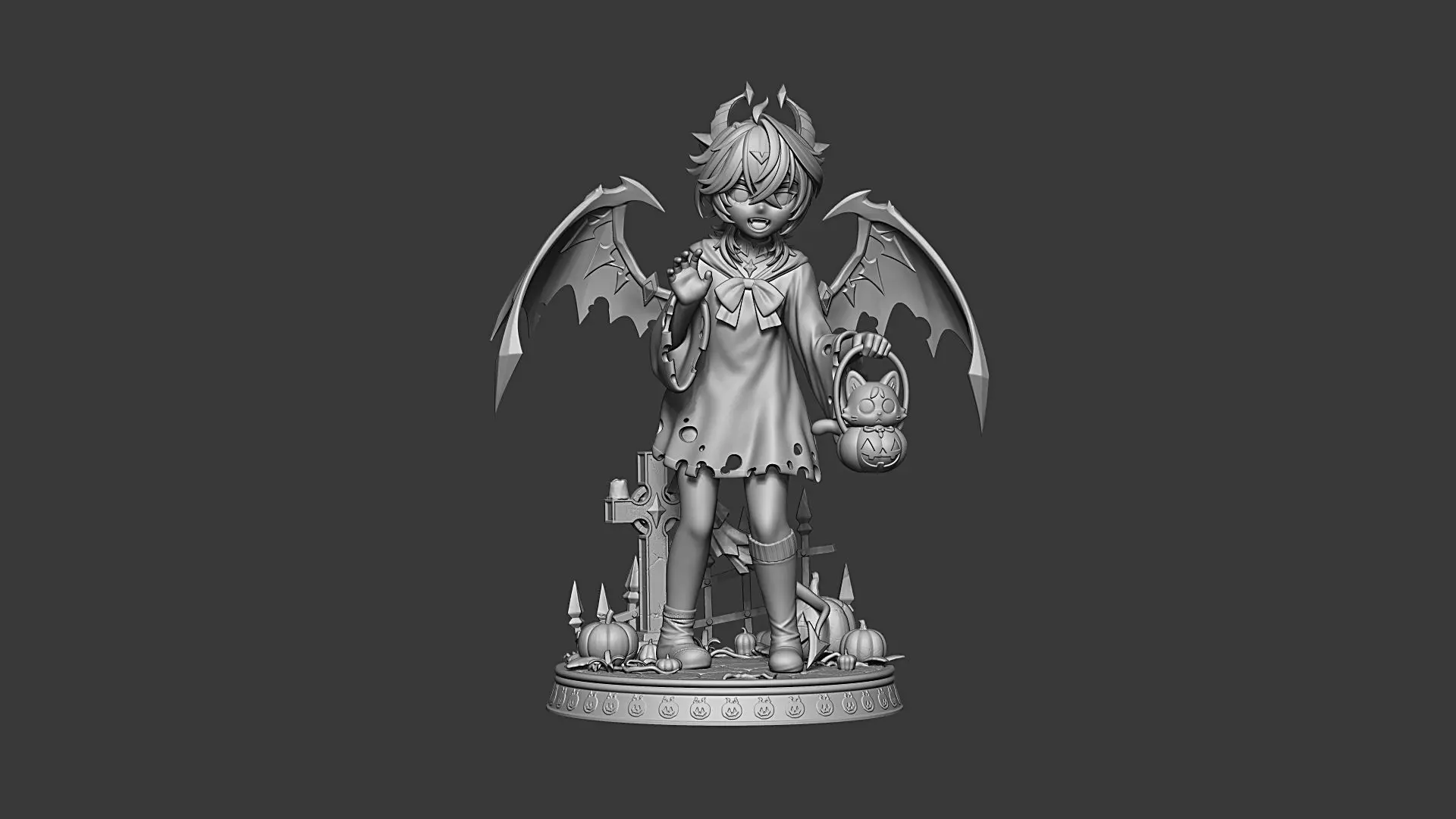 Genshin Impact Halloween 3D print model_7