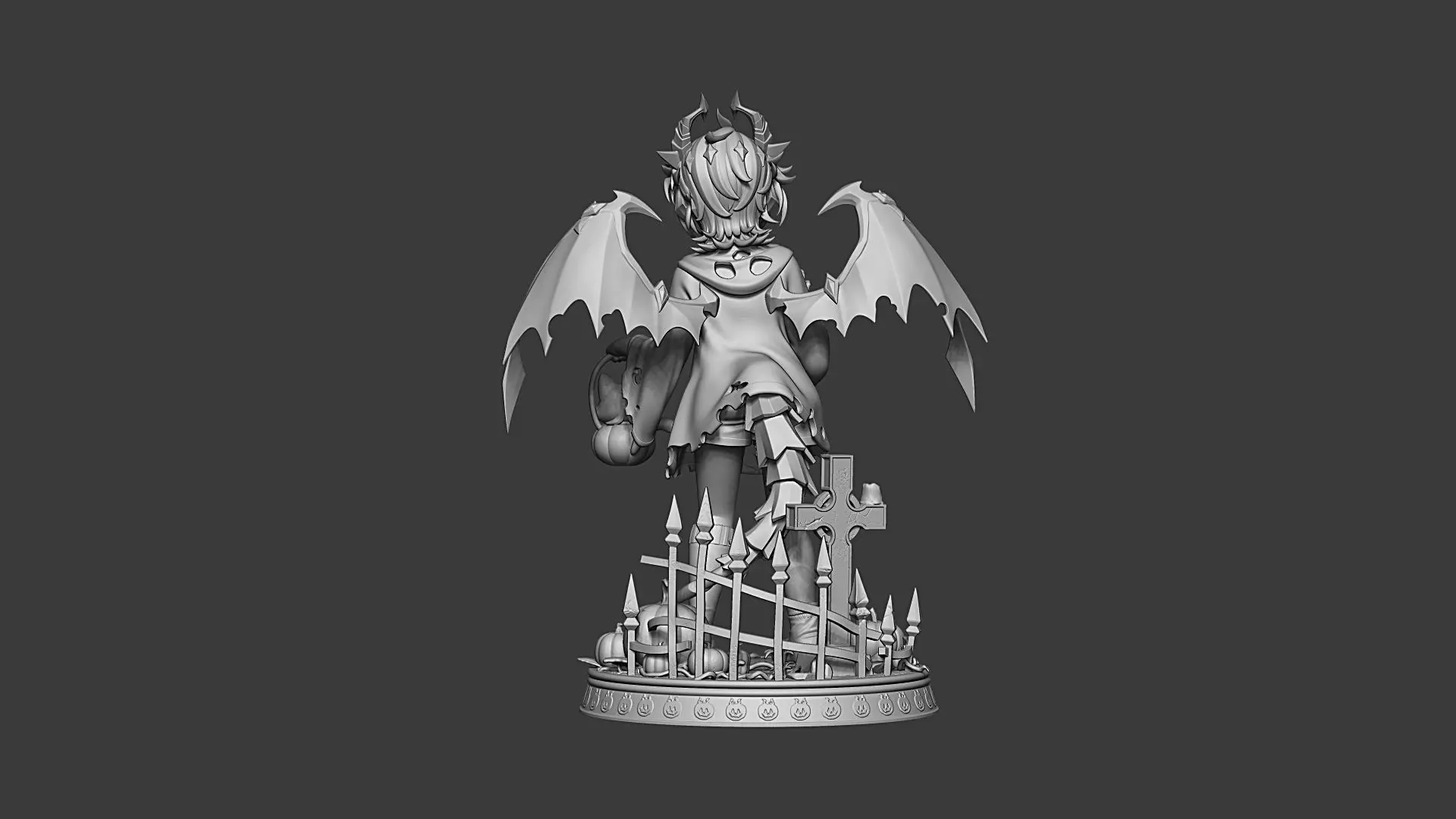 Genshin Impact Halloween 3D print model_4