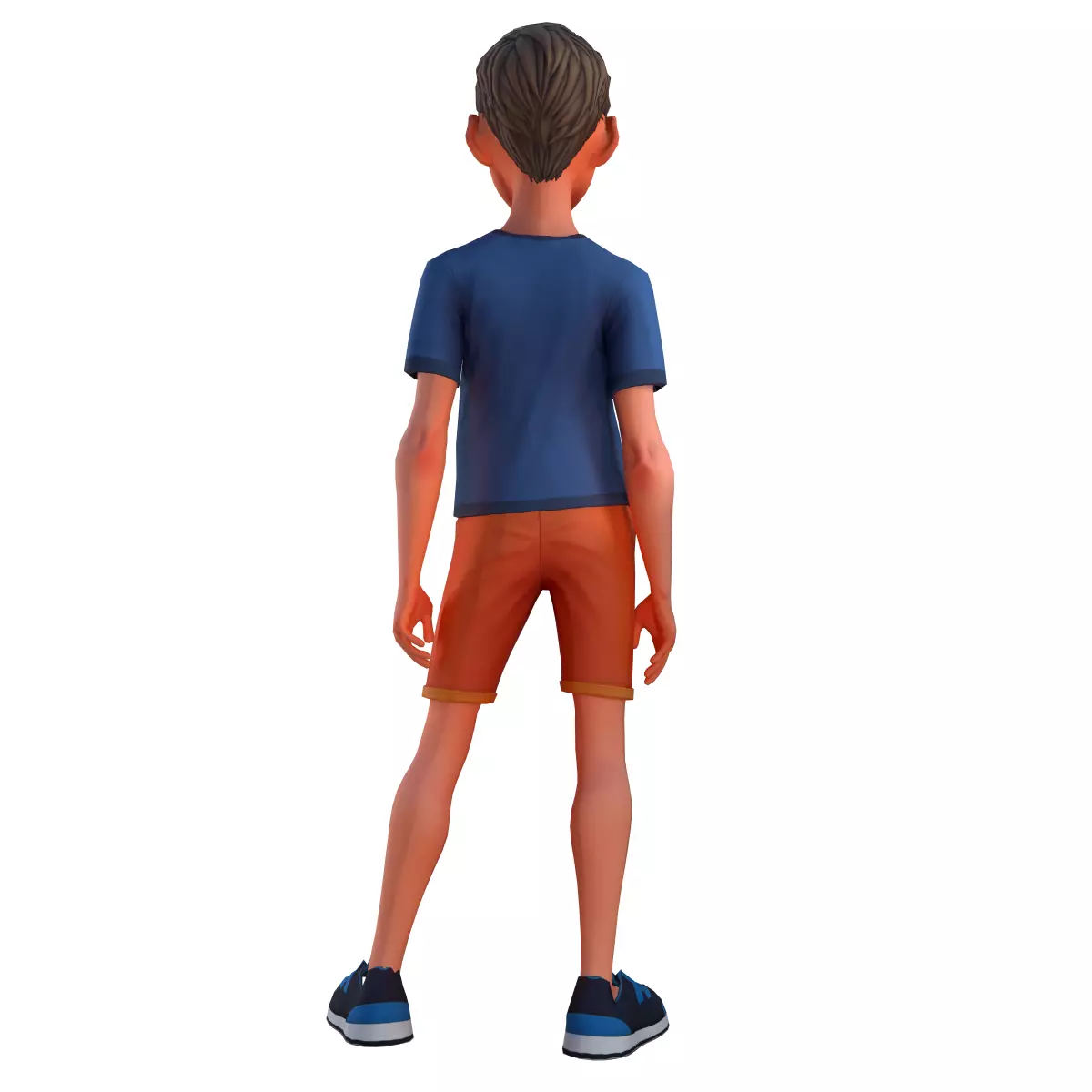 Stylized Sport Boy 3D model_12
