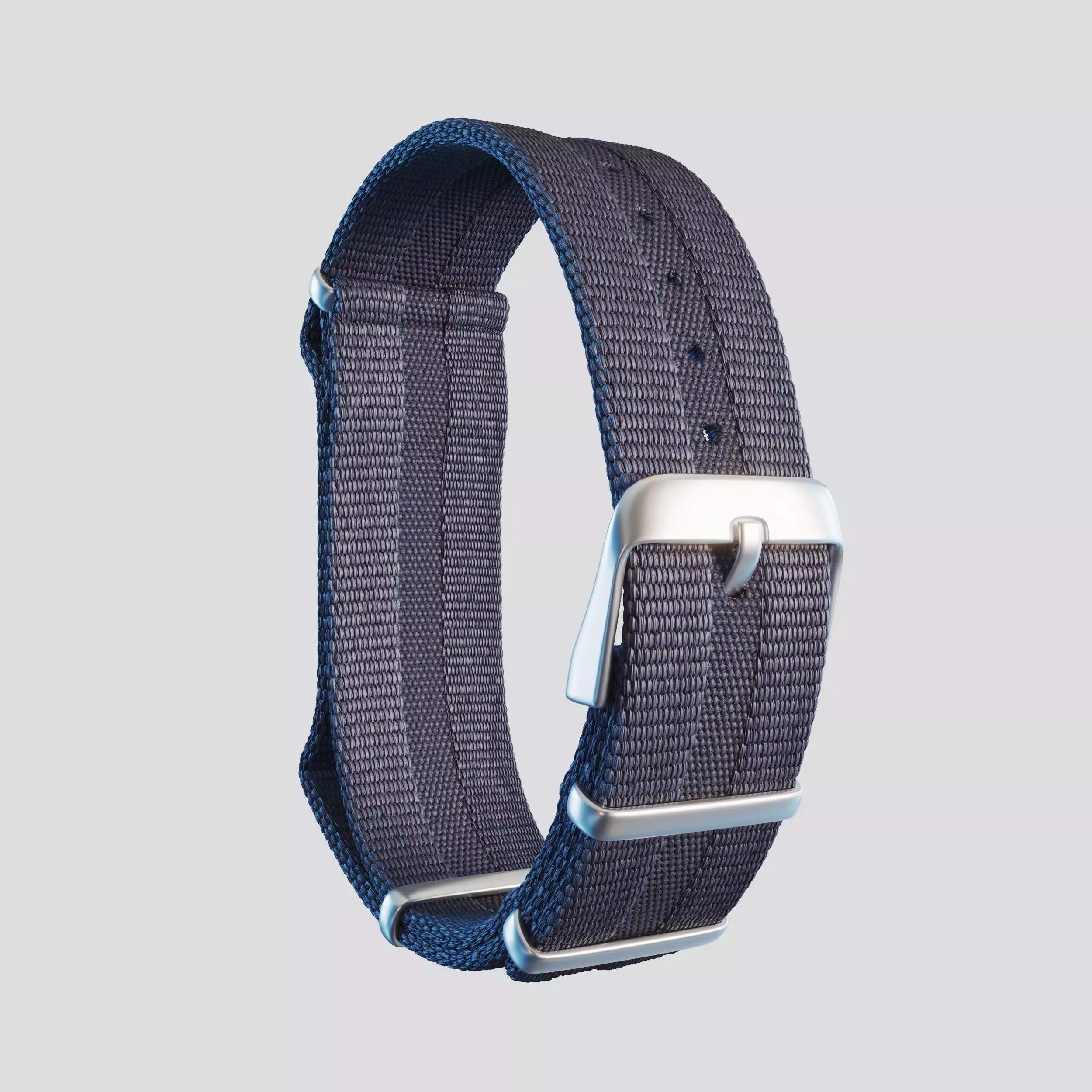 Textile strap 3D model for Handwatches Free 3D model