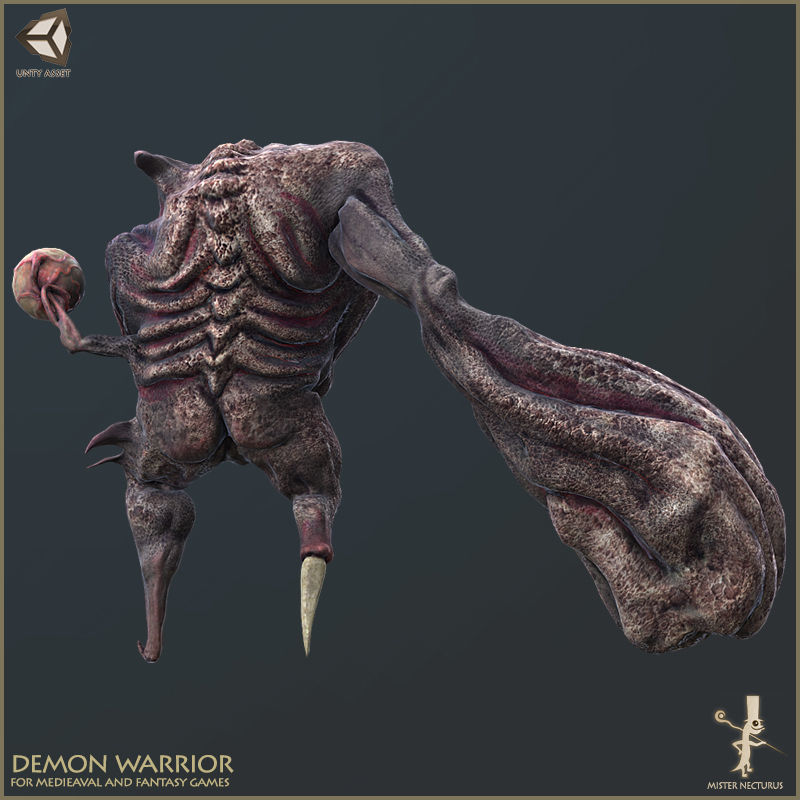 Demon Destroyer Low-poly 3D model_2