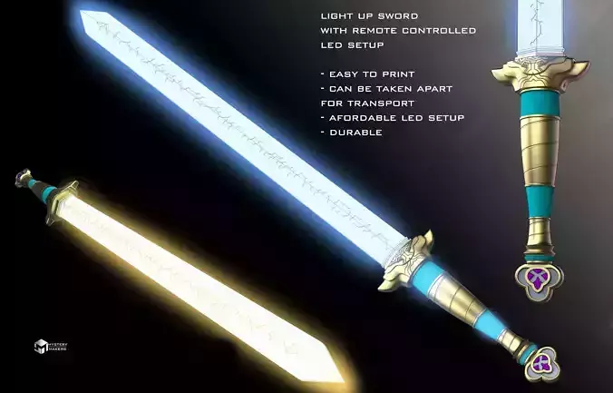 KPop Demon Hunter Rumi sword Light up version