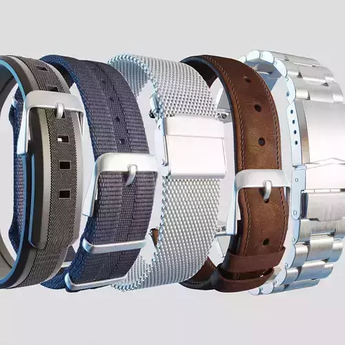 Different types of straps and bracelets for Handwatches 