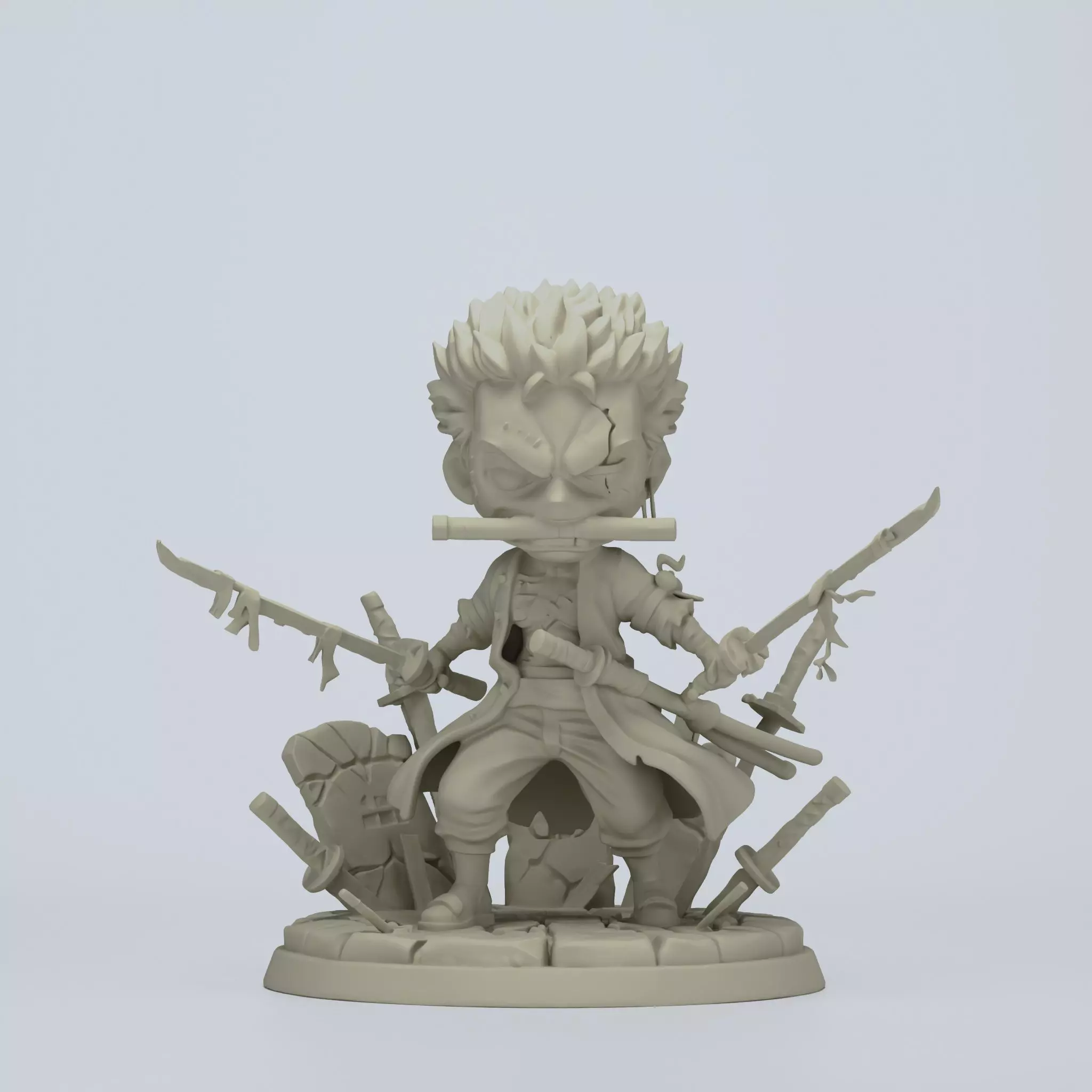 Zoro Halloween Edition  3D print model_1