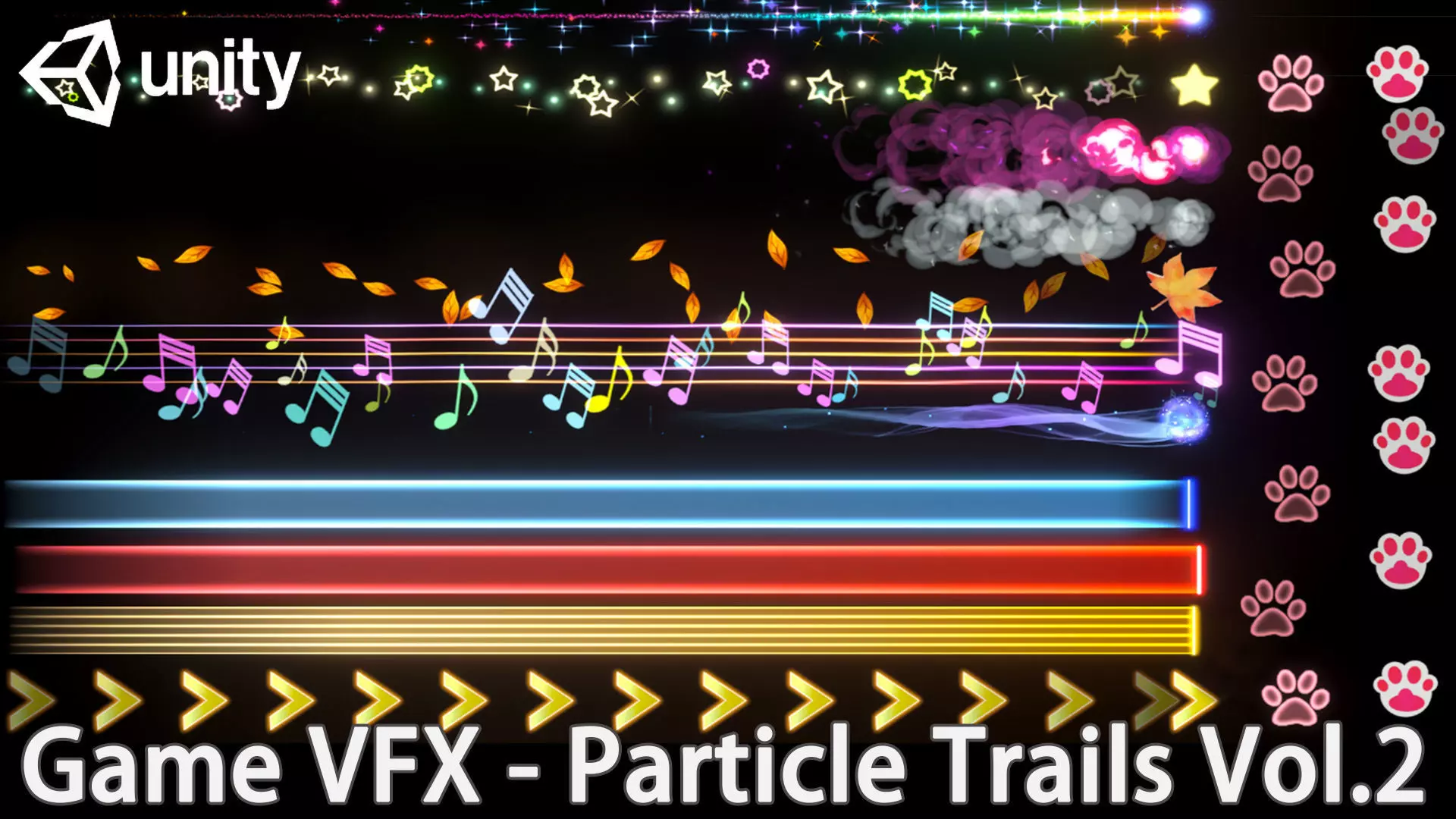 Unity Game VFX - Particle Trails Collection Vol2 3D model_0