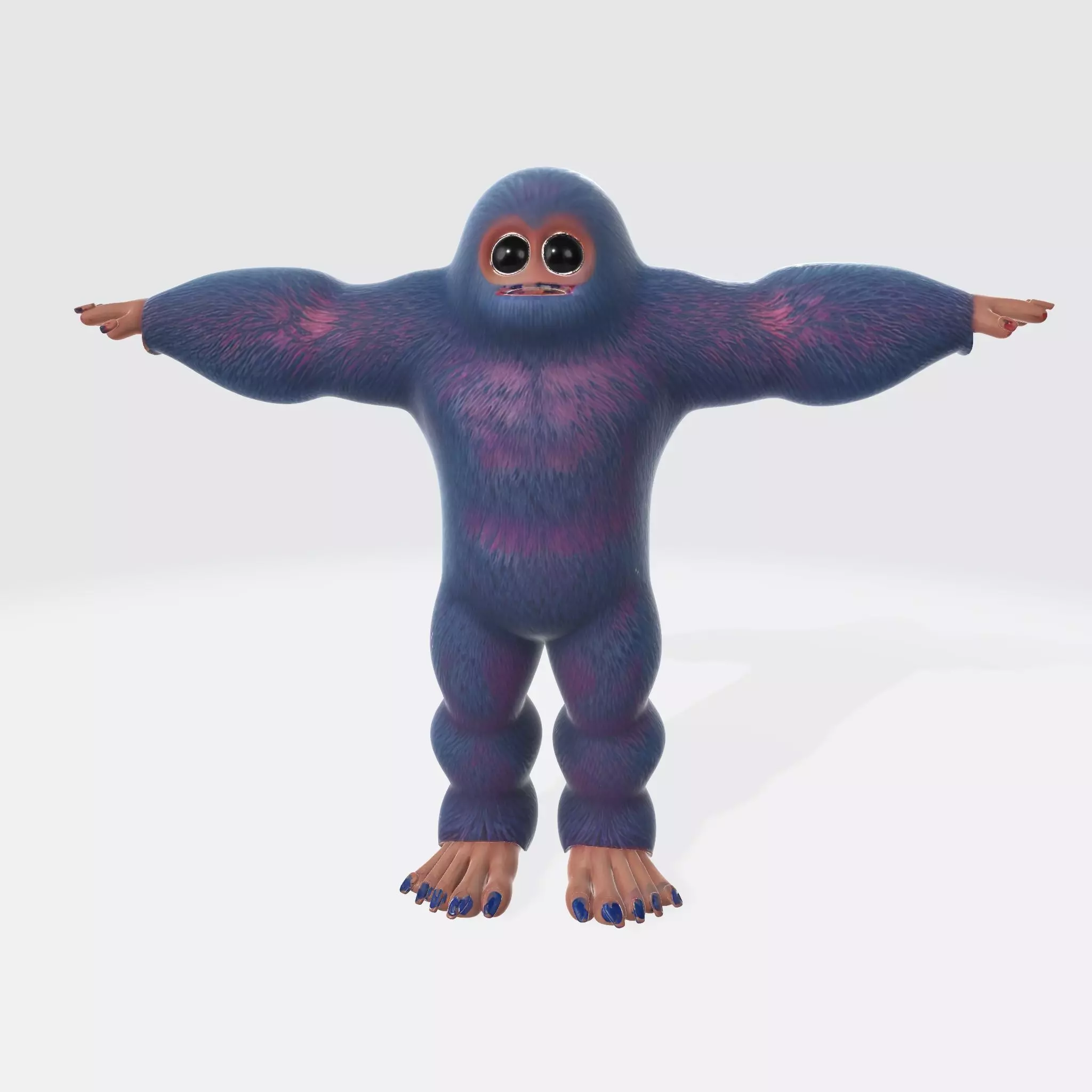 Monster Character 9 Low-poly 3D model_0
