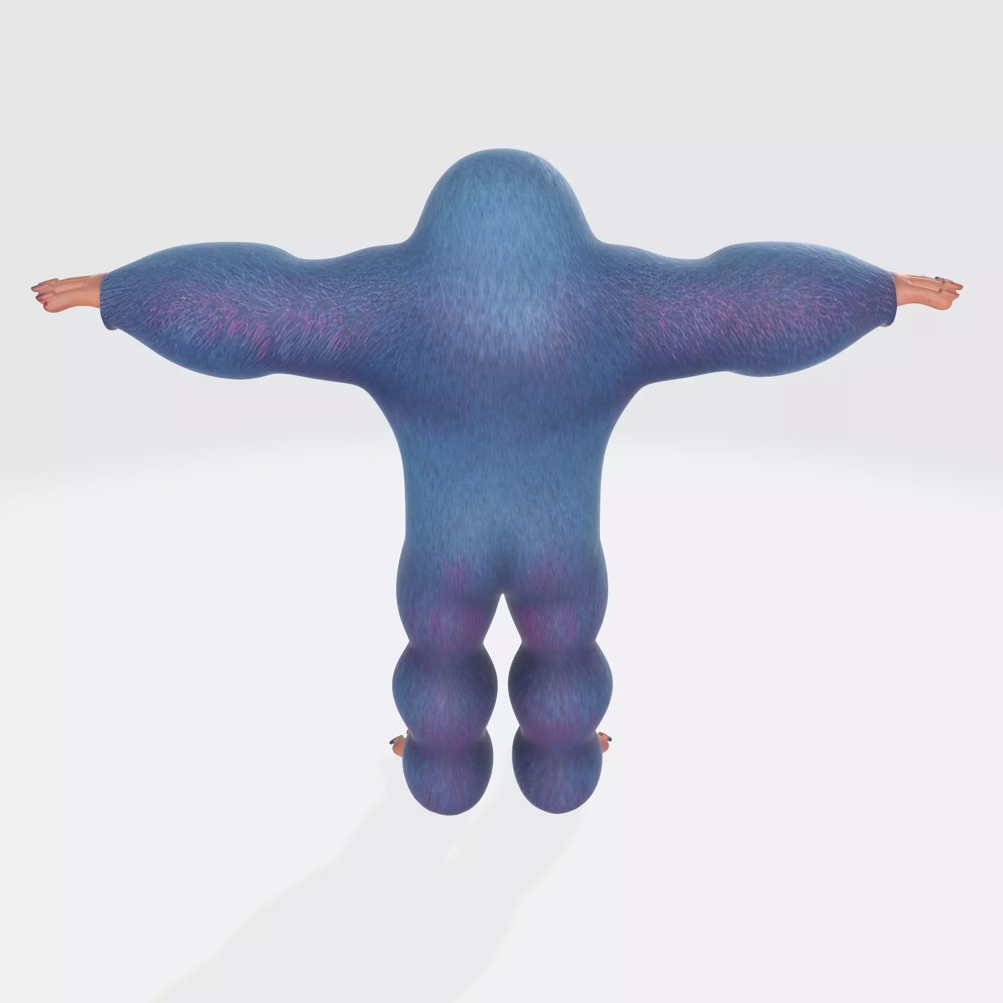 Monster Character 9 Low-poly 3D model_2