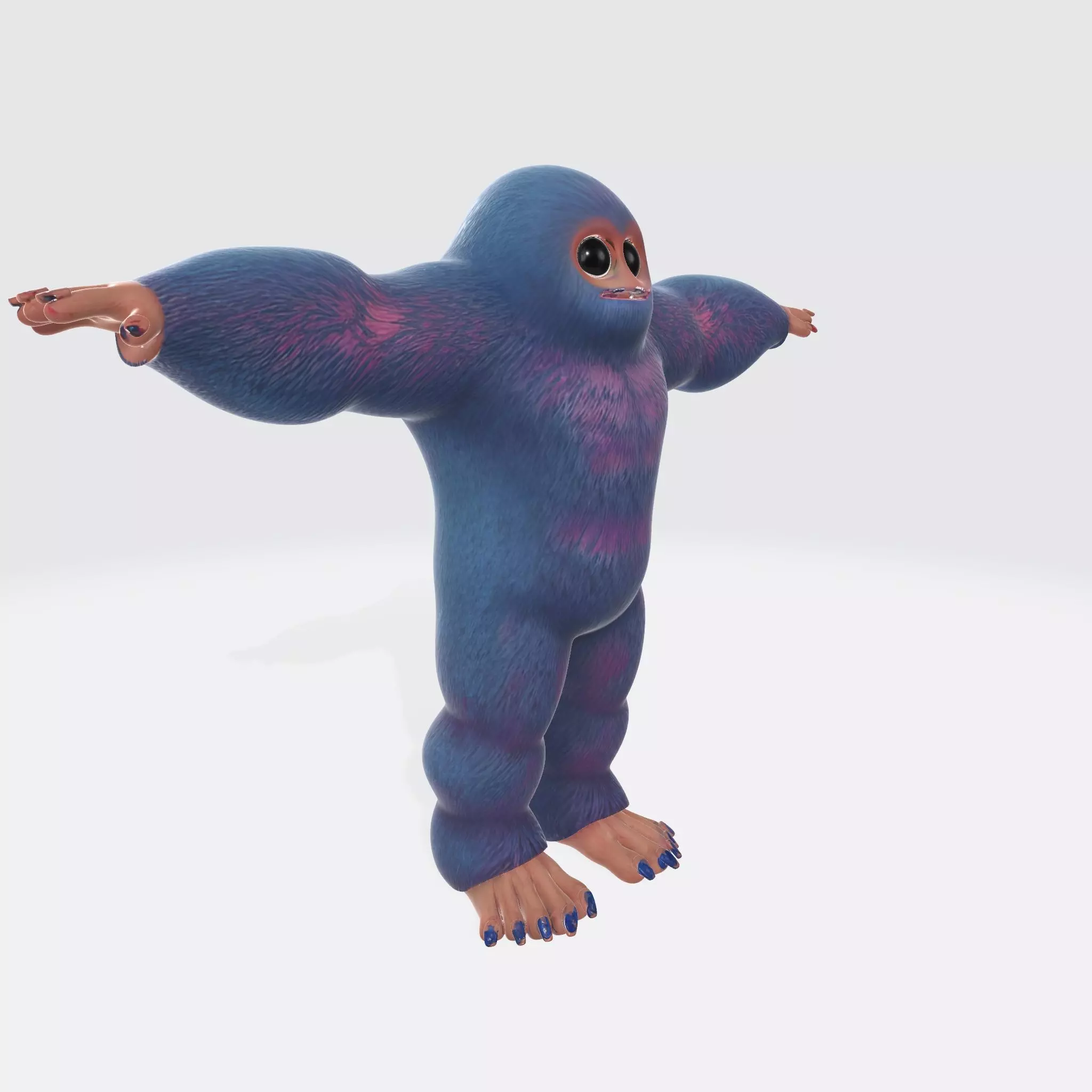 Monster Character 9 Low-poly 3D model_1