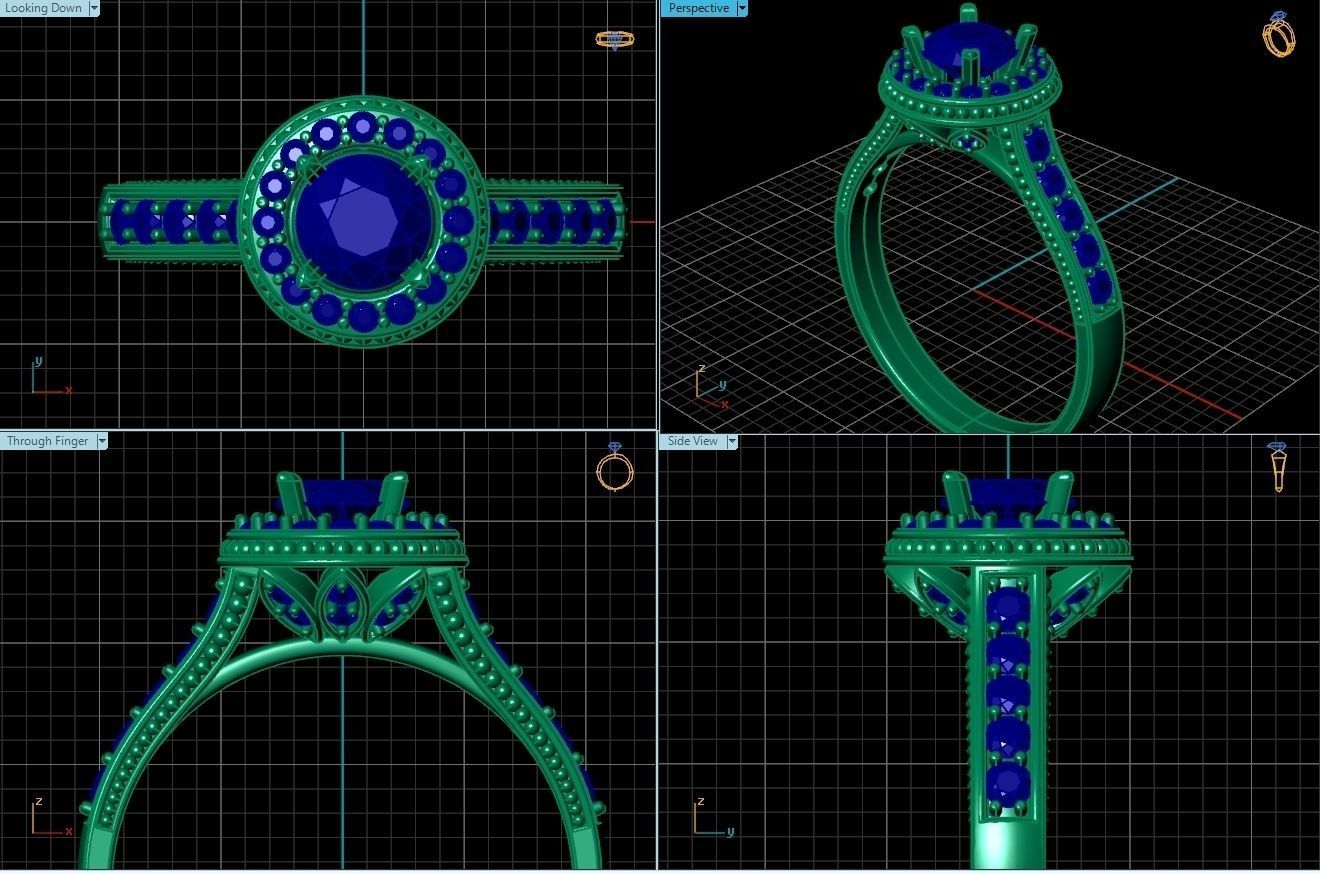 Ring 10368 3D print model_3